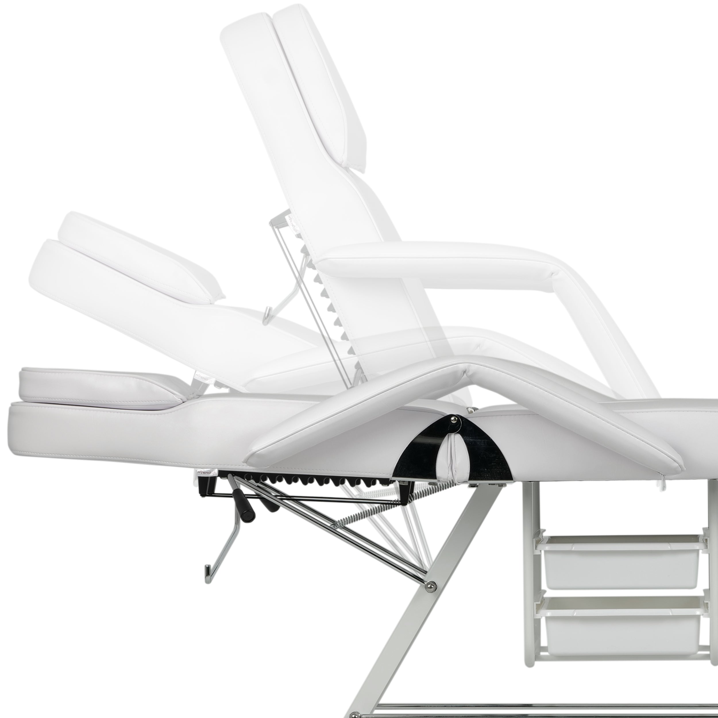-14-ARIA BIANCO beauty chair with trays, white-14
