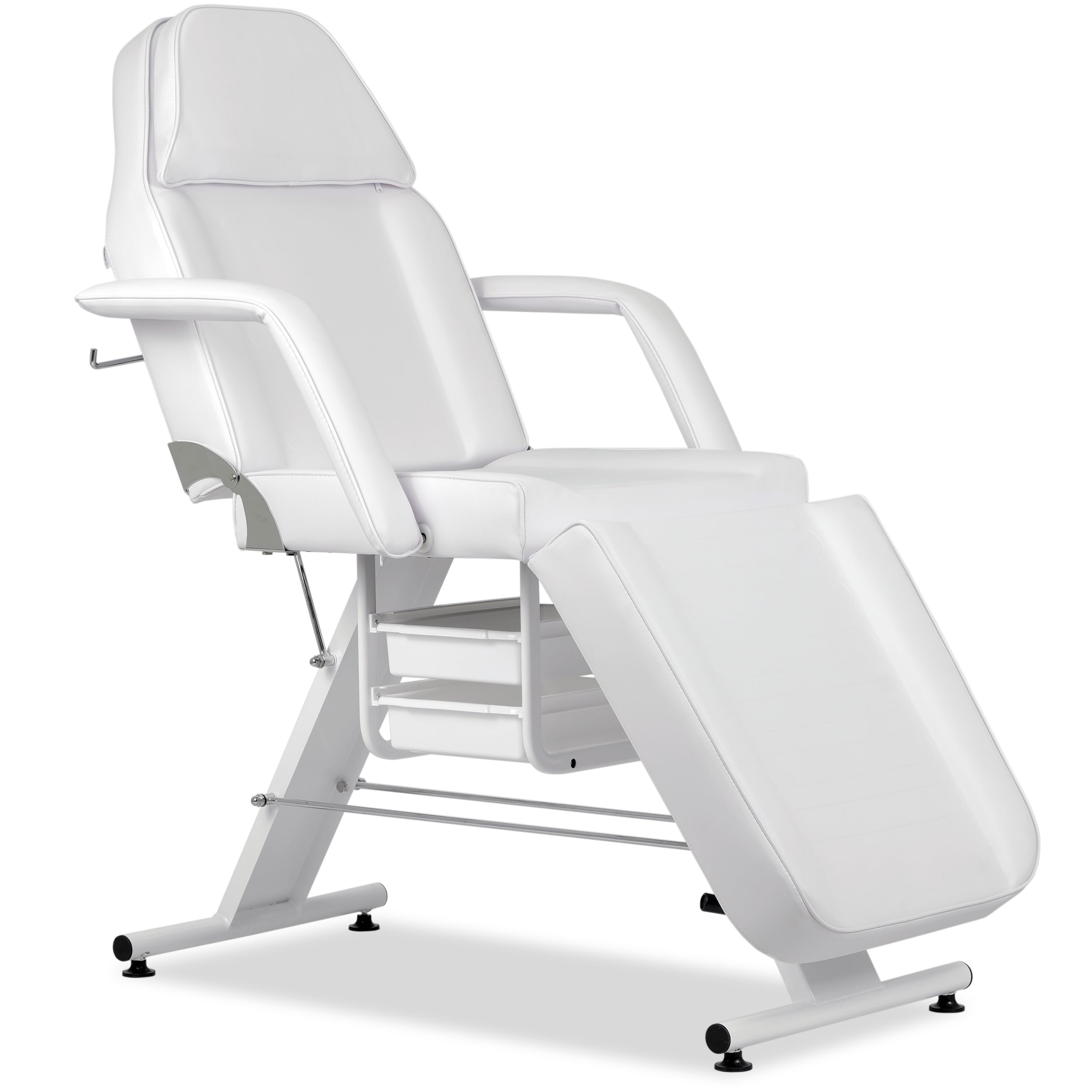 -4-ARIA BIANCO beauty chair with trays, white-4