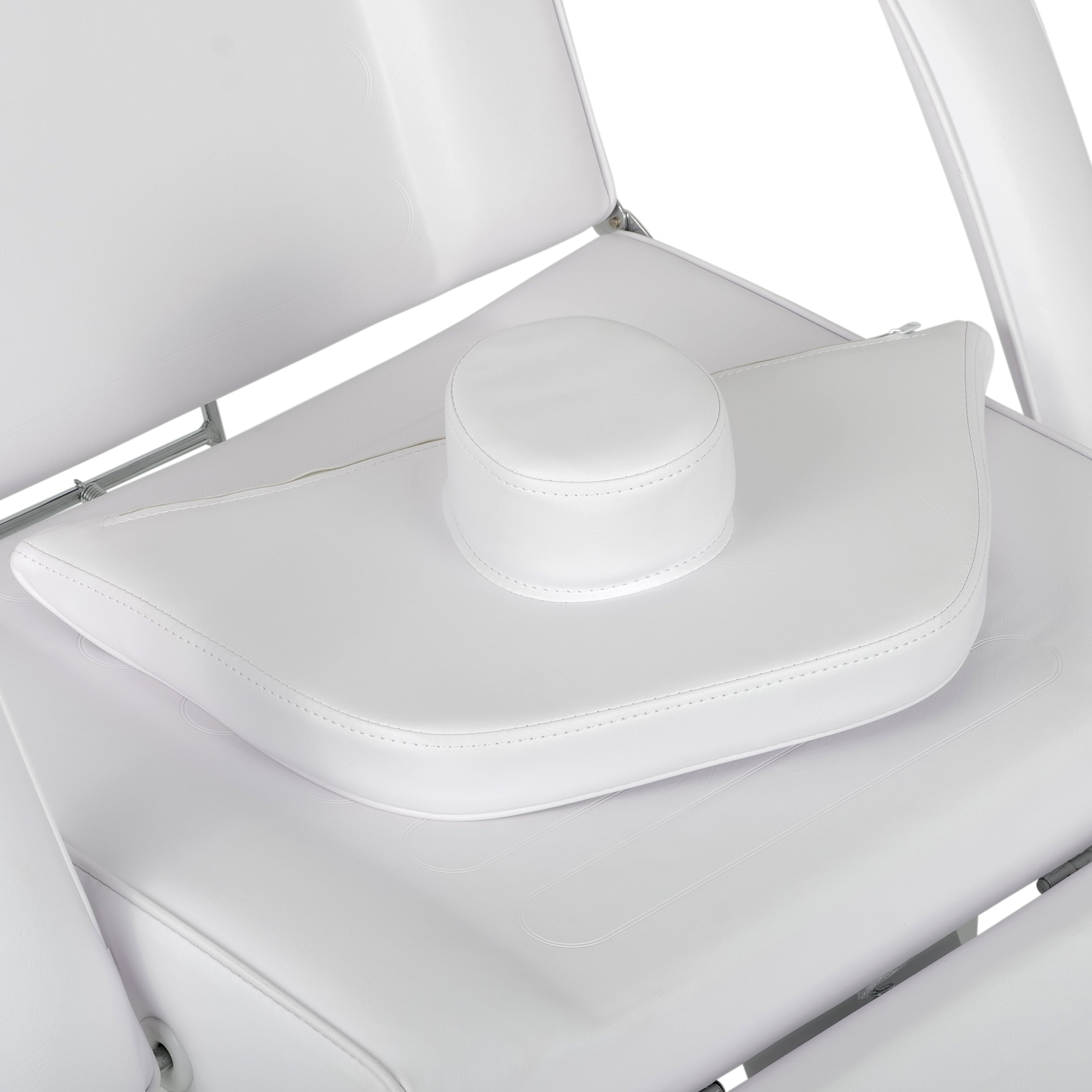 -5-ARIA BIANCO beauty chair with trays, white-5