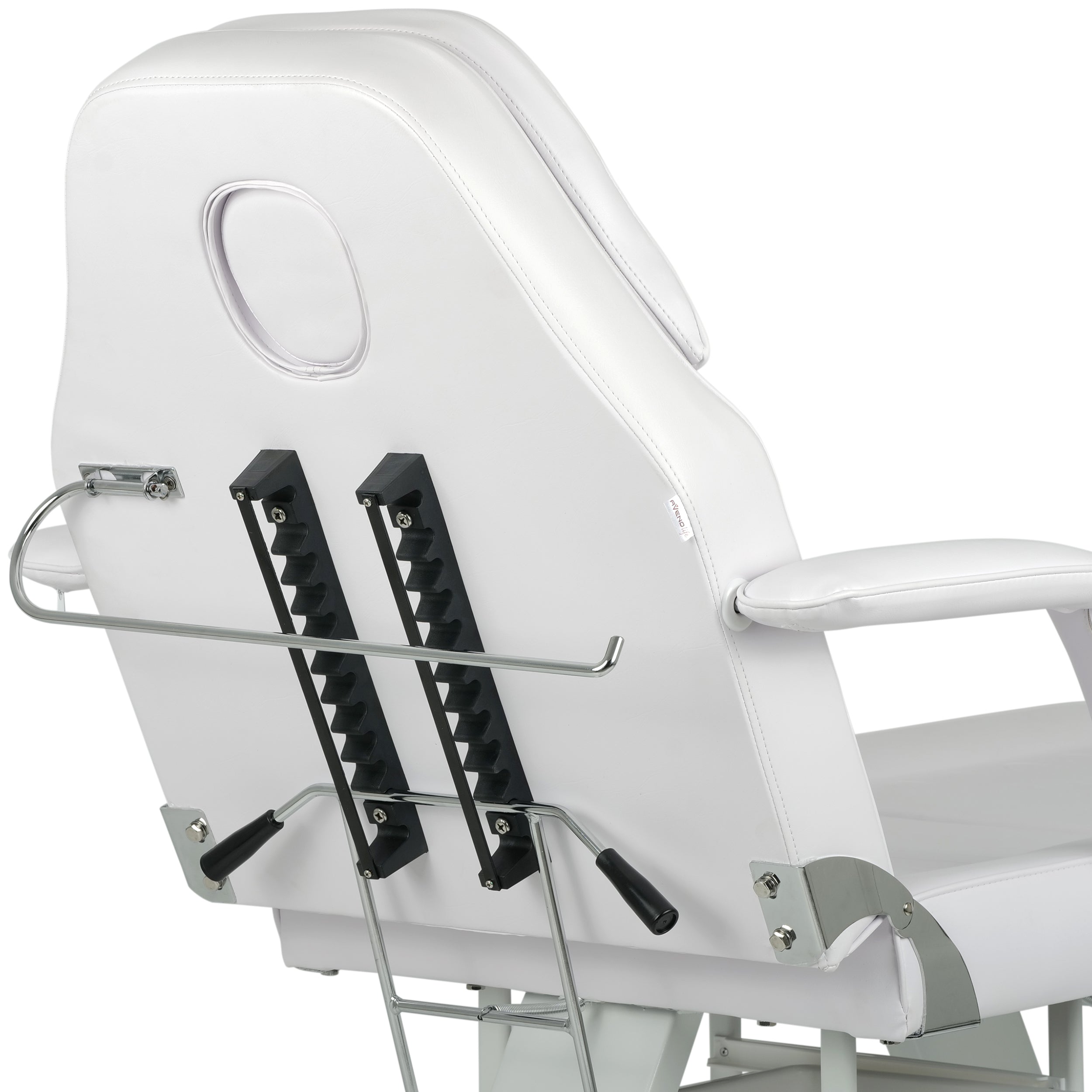 -8-ARIA BIANCO beauty chair with trays, white-8