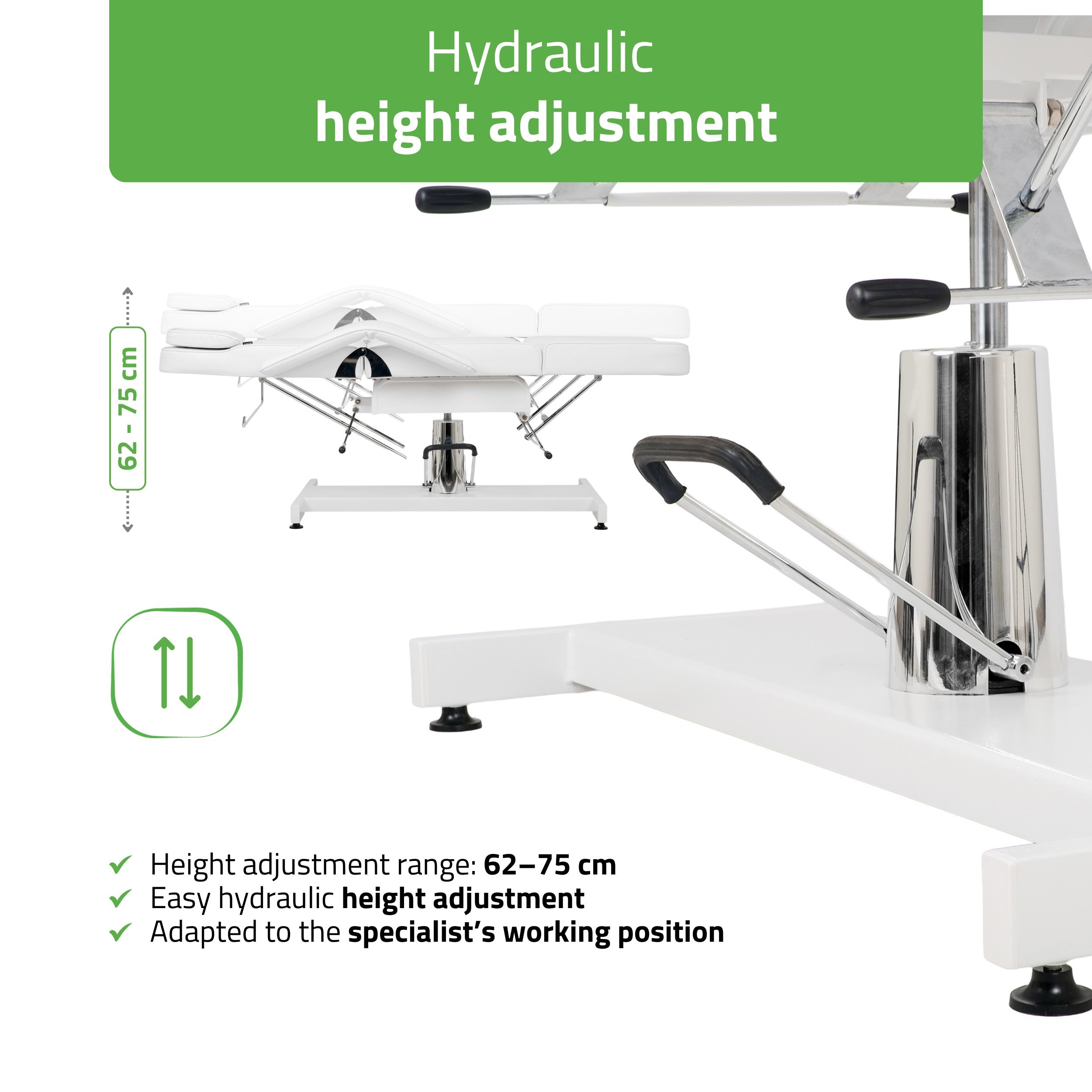 -2-Alora White Hydraulic Beauty Chair | Habys-2