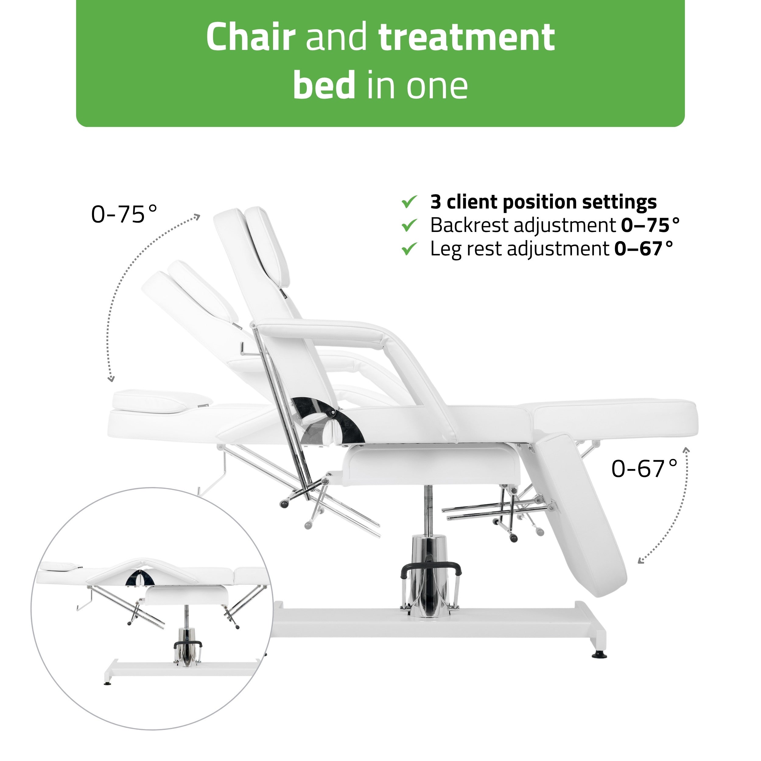 -3-Alora White Hydraulic Beauty Chair | Habys-3