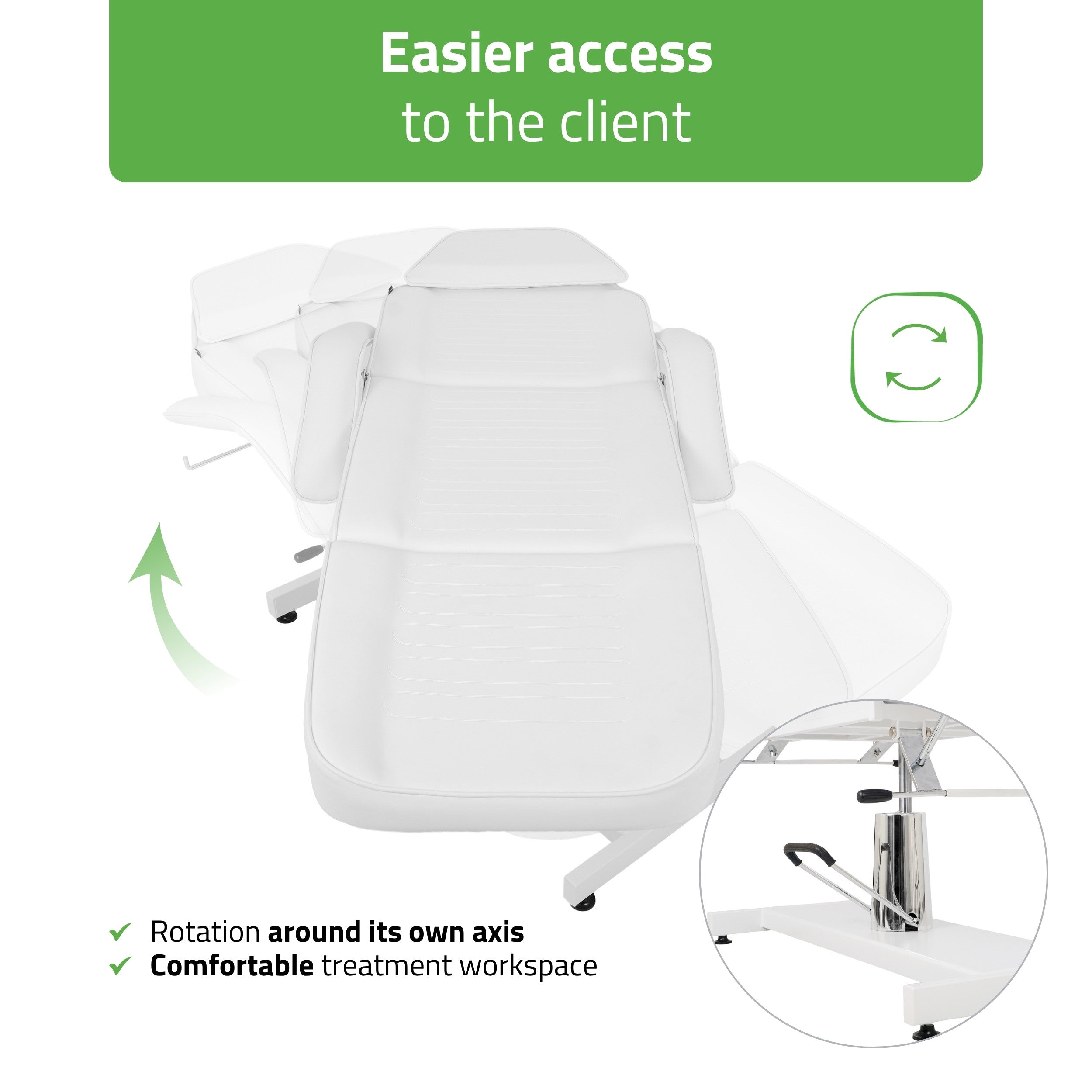 -4-Alora White Hydraulic Beauty Chair | Habys-4