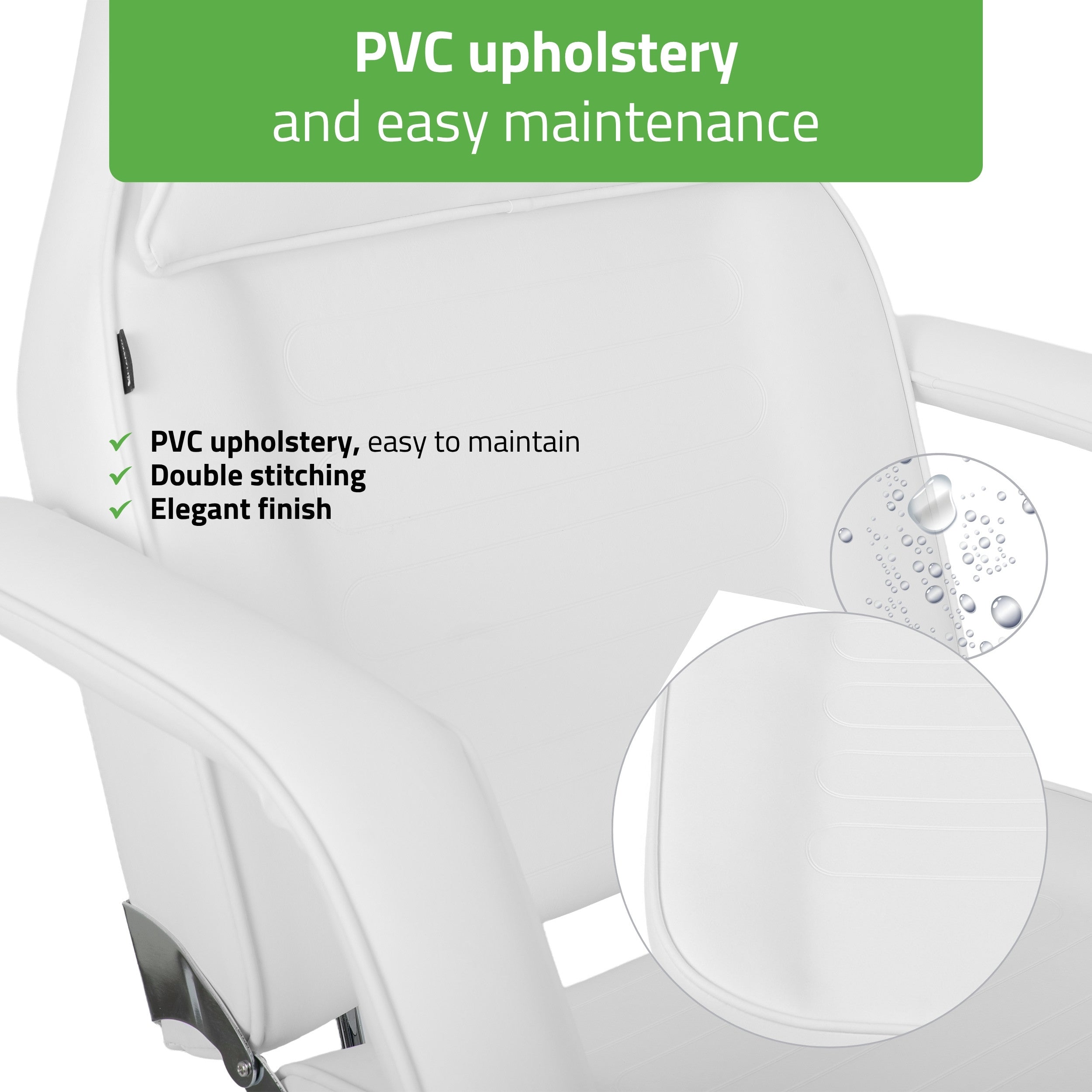 -7-Alora White Hydraulic Beauty Chair | Habys-7