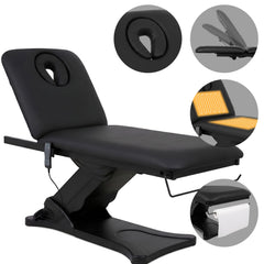 --Camilla ERGO 2 electric heated beauty bed for massage and SPA treatments Satin Comfort k715 black-