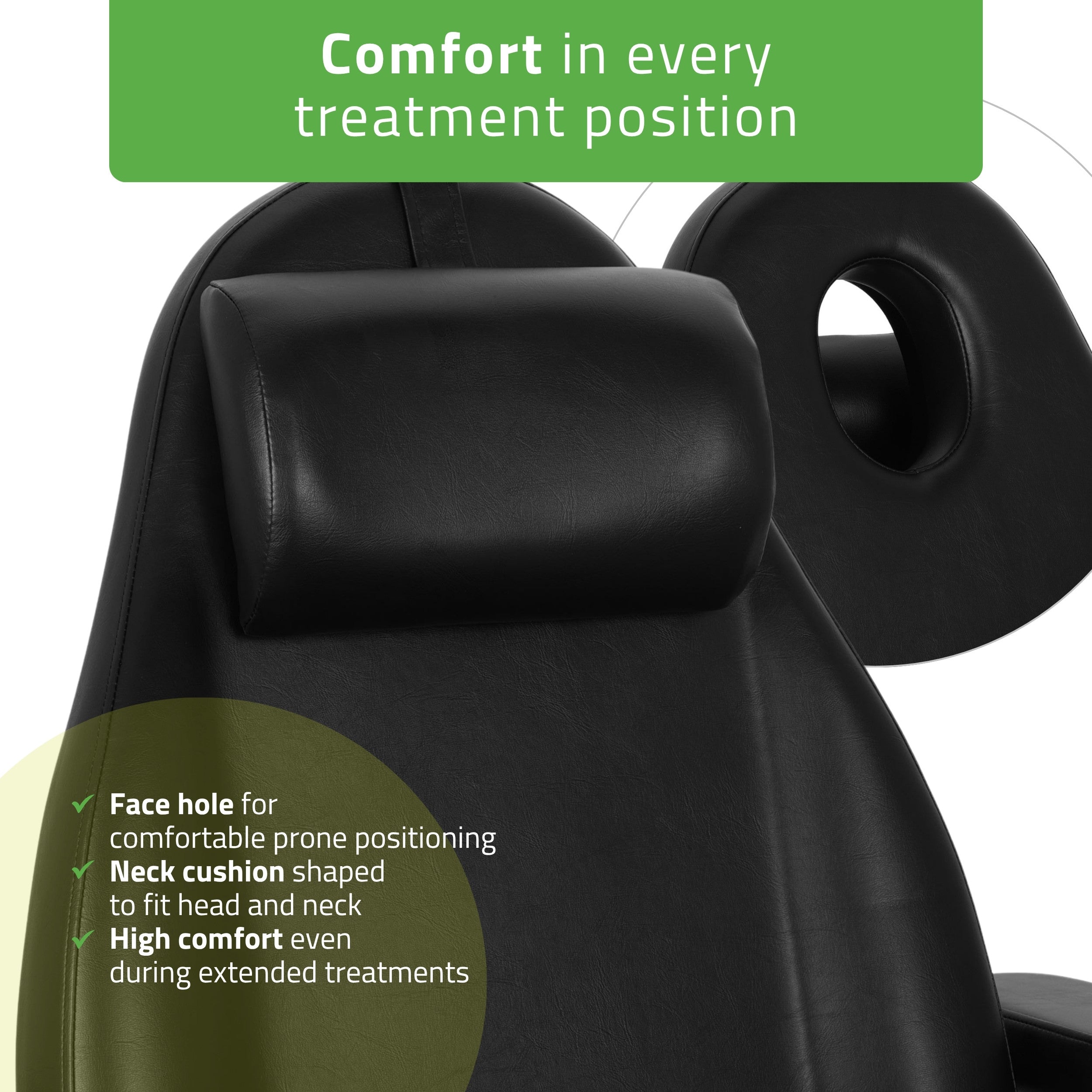-8-Cosmetic treatment chair, electric Elara PRO 4, black-8