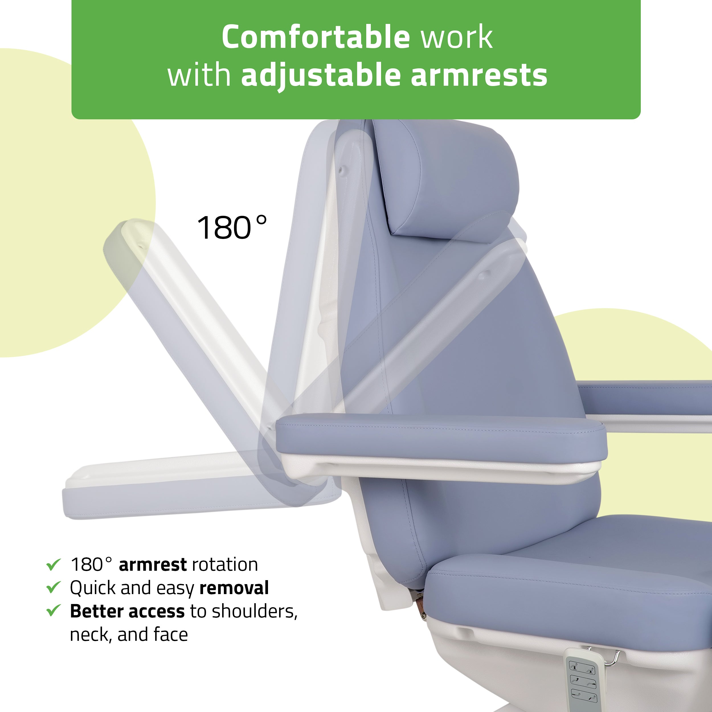 -5-Cosmetic treatment chair, electric Elara PRO 4, violet-5