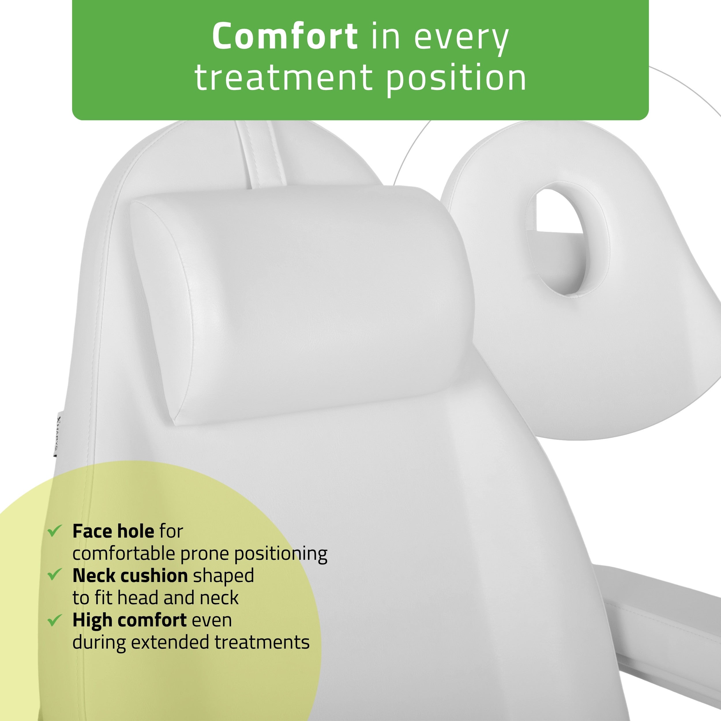 -4-Cosmetic treatment chair, electric Elara PRO 4, white-4