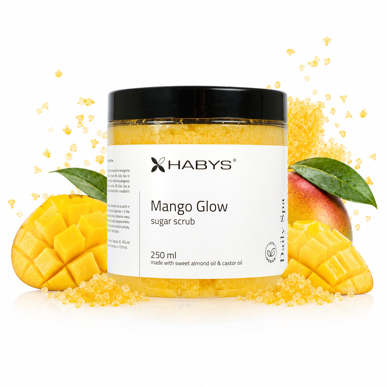 --Daily Spa Mango Glow Habys Sugar Scrub HABYS 250 ml-