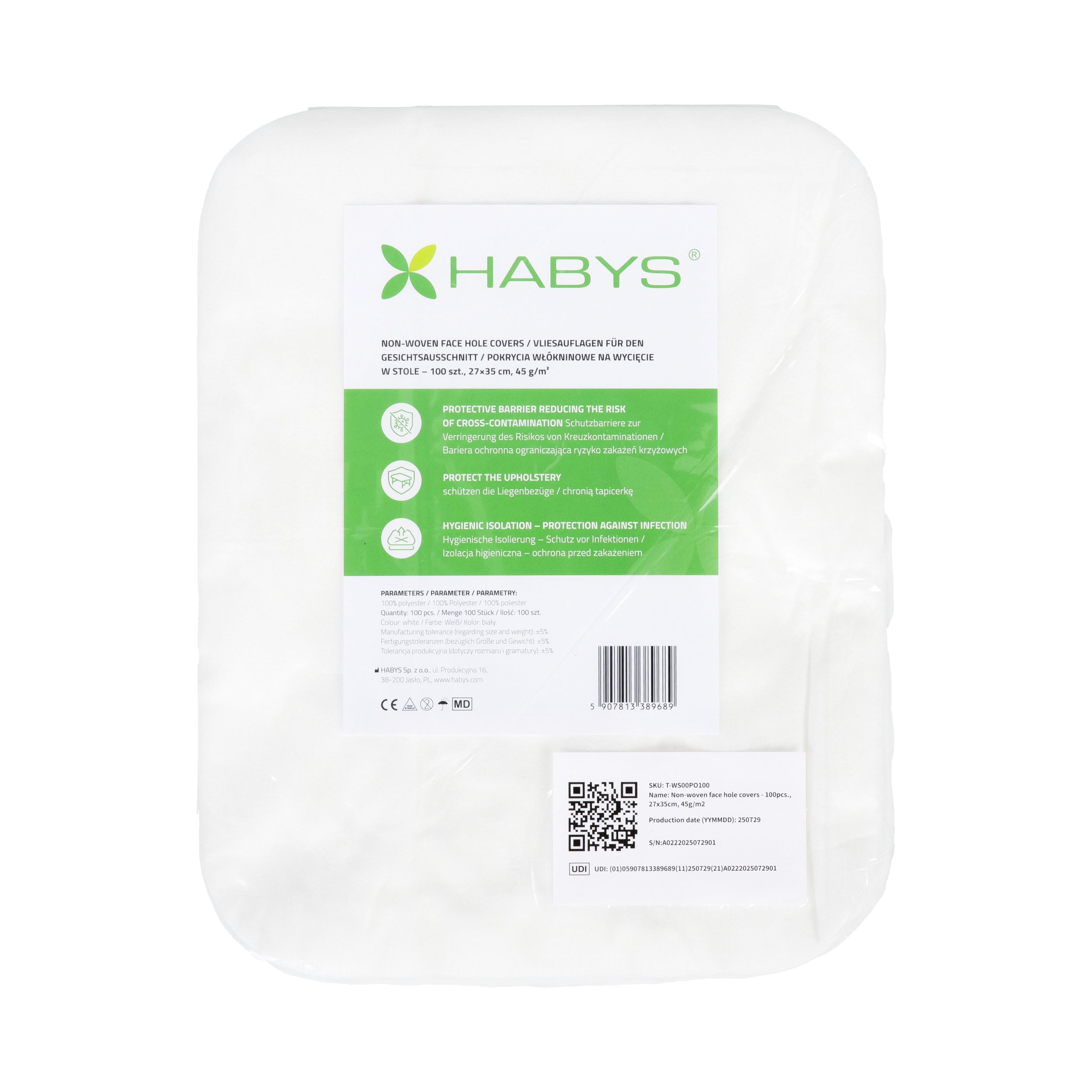 -3-Disposable Face Hole Covers Non-Woven 100 Pcs-3