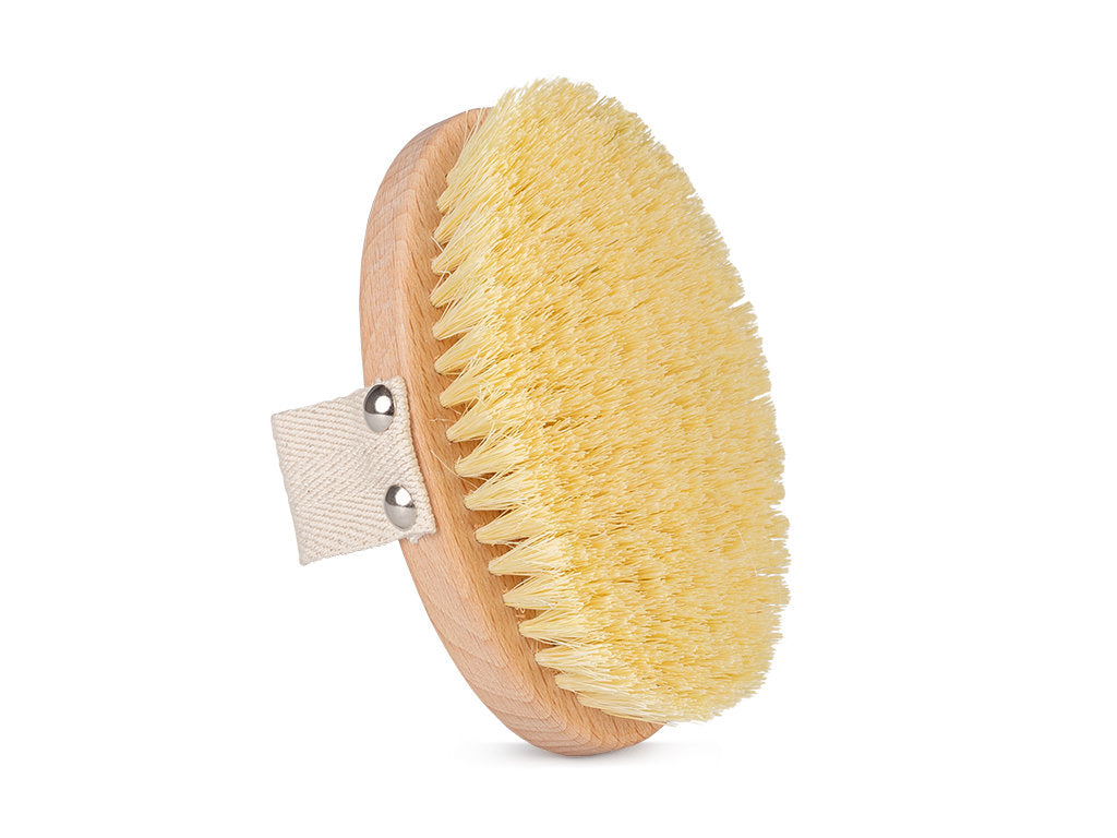 --Dry massage brush - tampico 100%, HABYS-