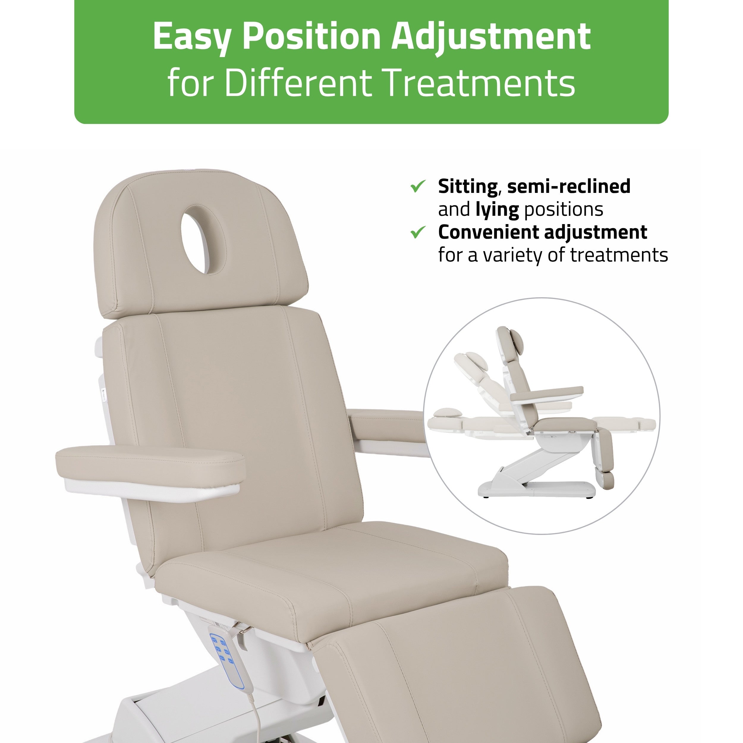 -2-Electric Beauty Chair Tavia Beige-2