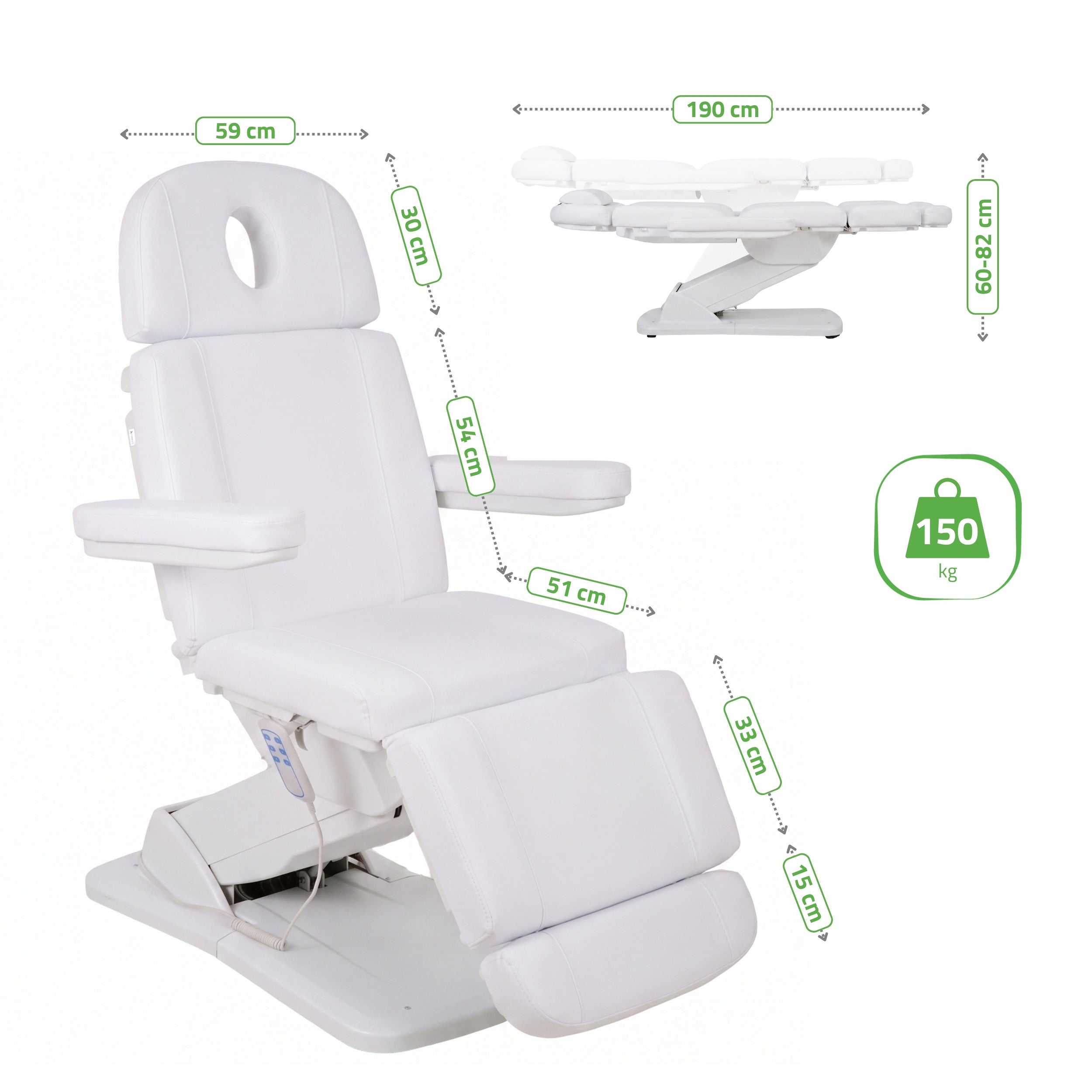 -9-Electric Beauty Chair Tavia White-9