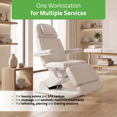 -1-Electric Beauty Chair Tavia White-1