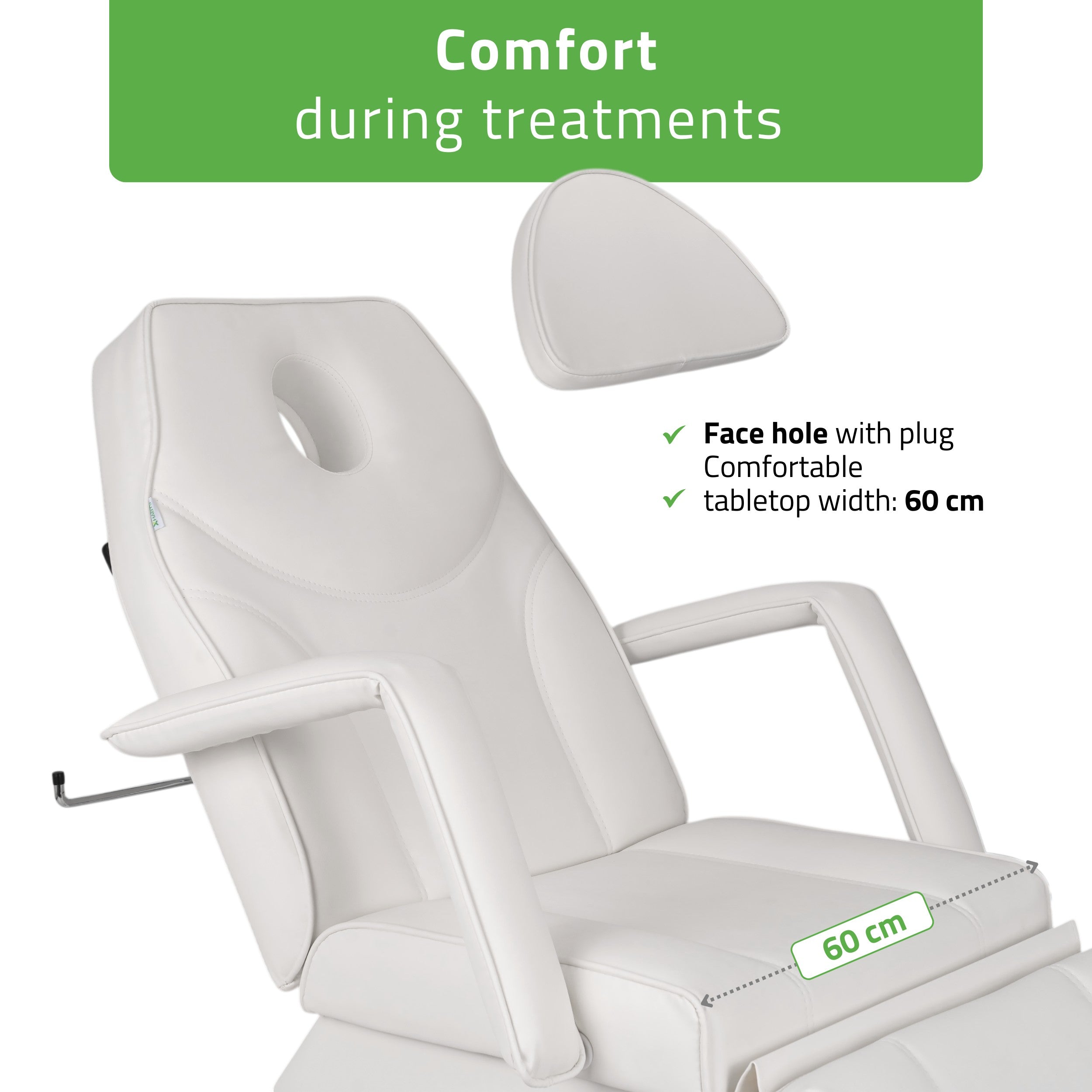 -4-Electric beauty chair Laris Touch Core k301 white-4