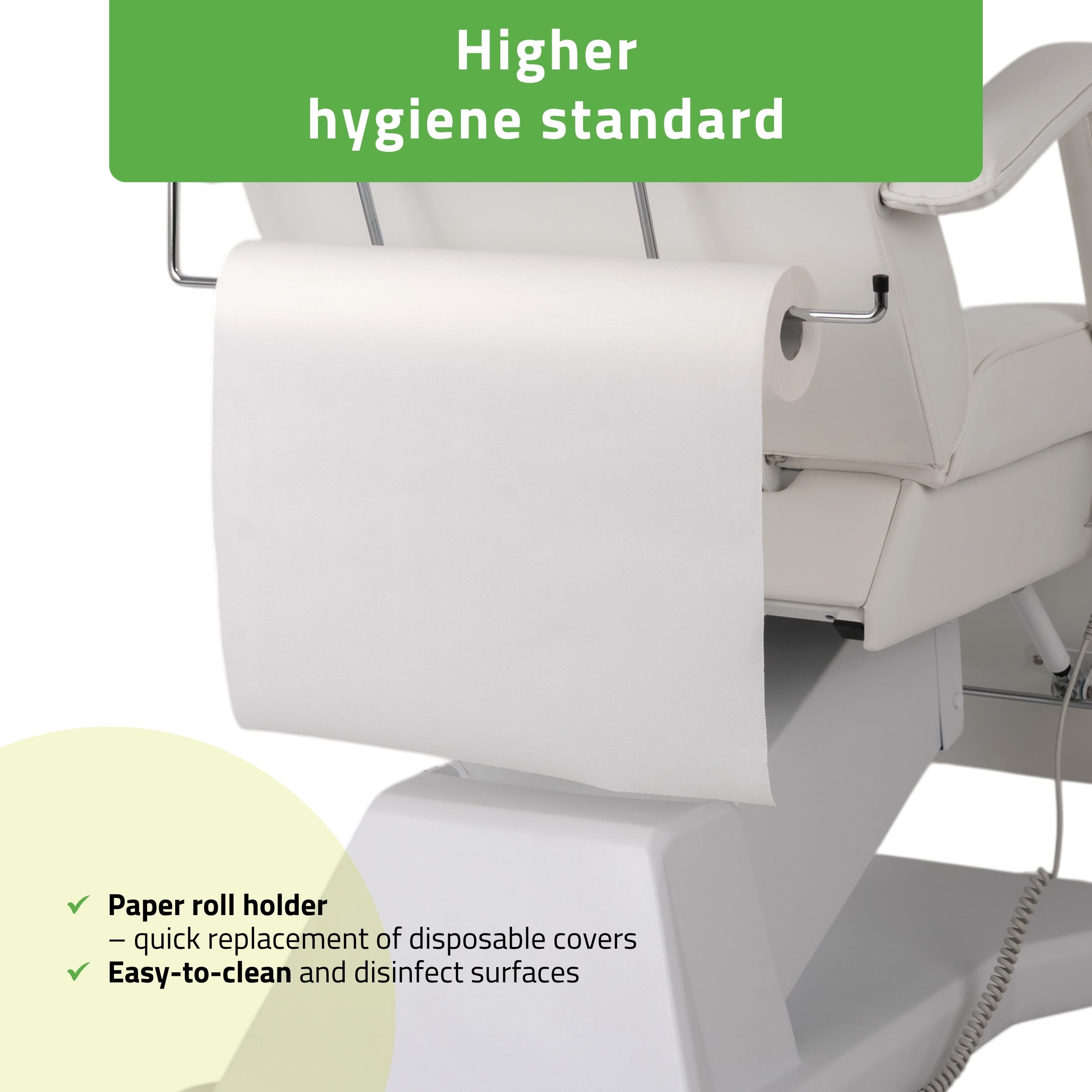 -5-Electric beauty chair Laris Touch Core k301 white-5