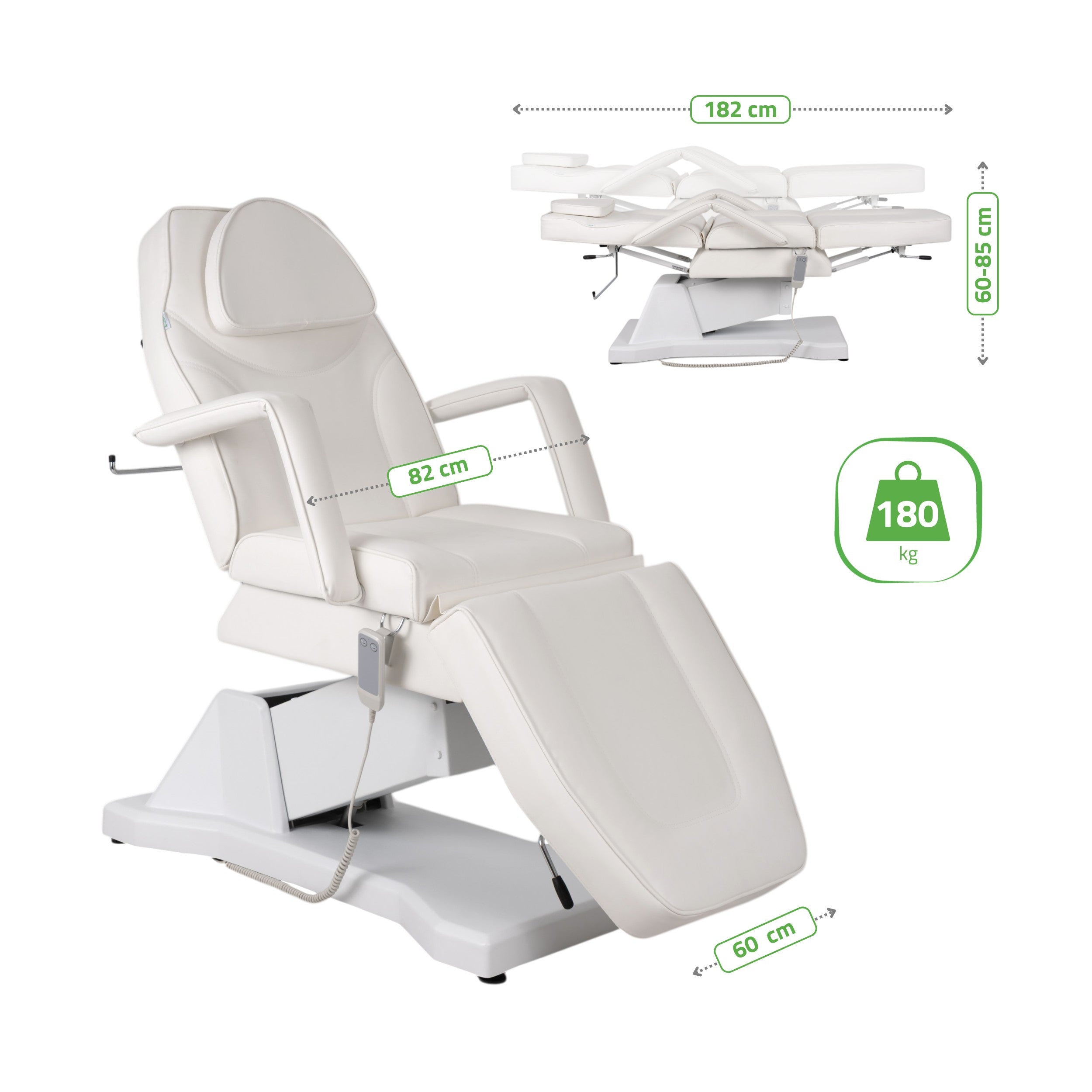-8-Electric beauty chair Laris Touch Core k301 white-8