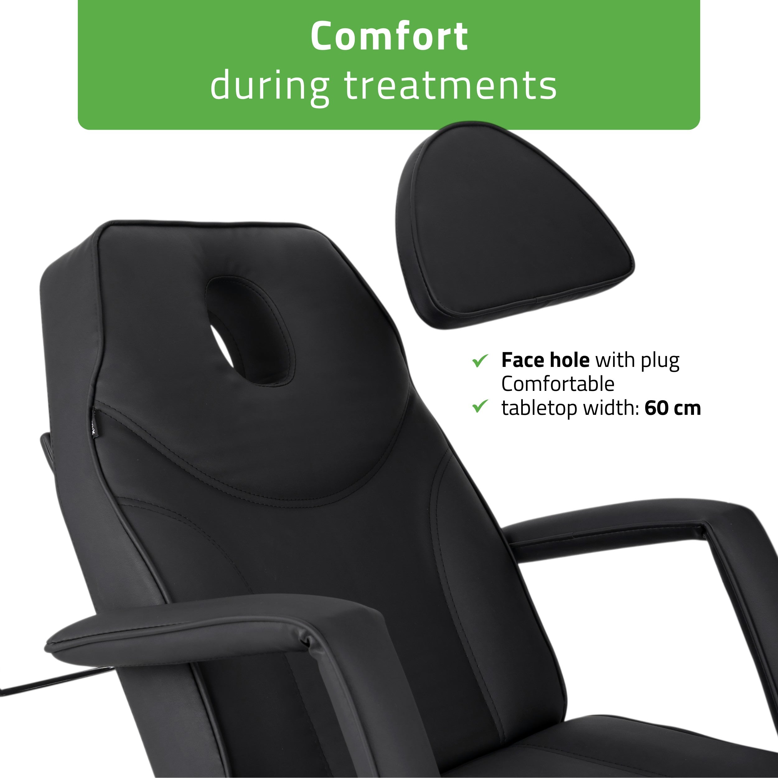 -4-Electric beauty chair Laris Touch Core k315 black-4