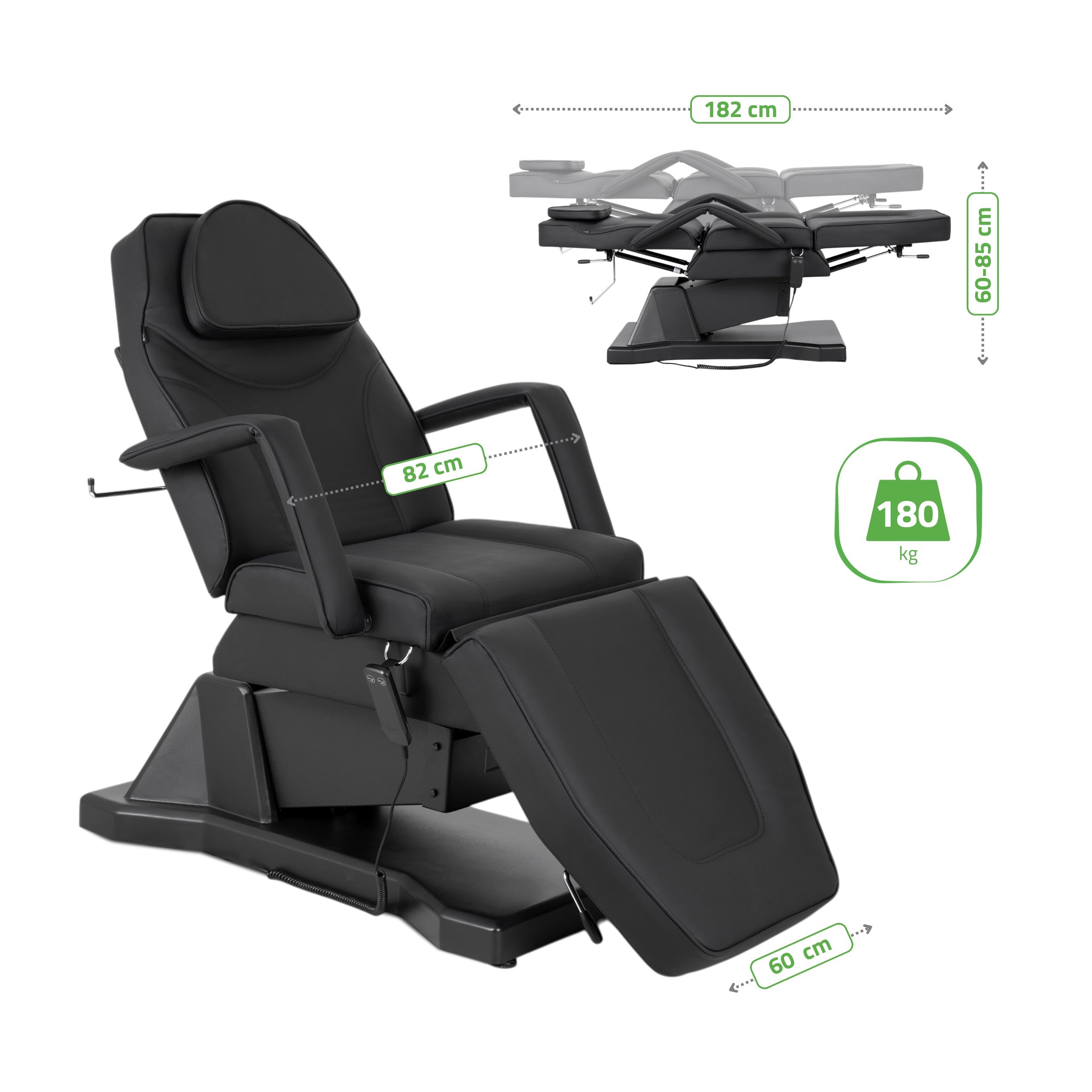 -8-Electric beauty chair Laris Touch Core k315 black-8