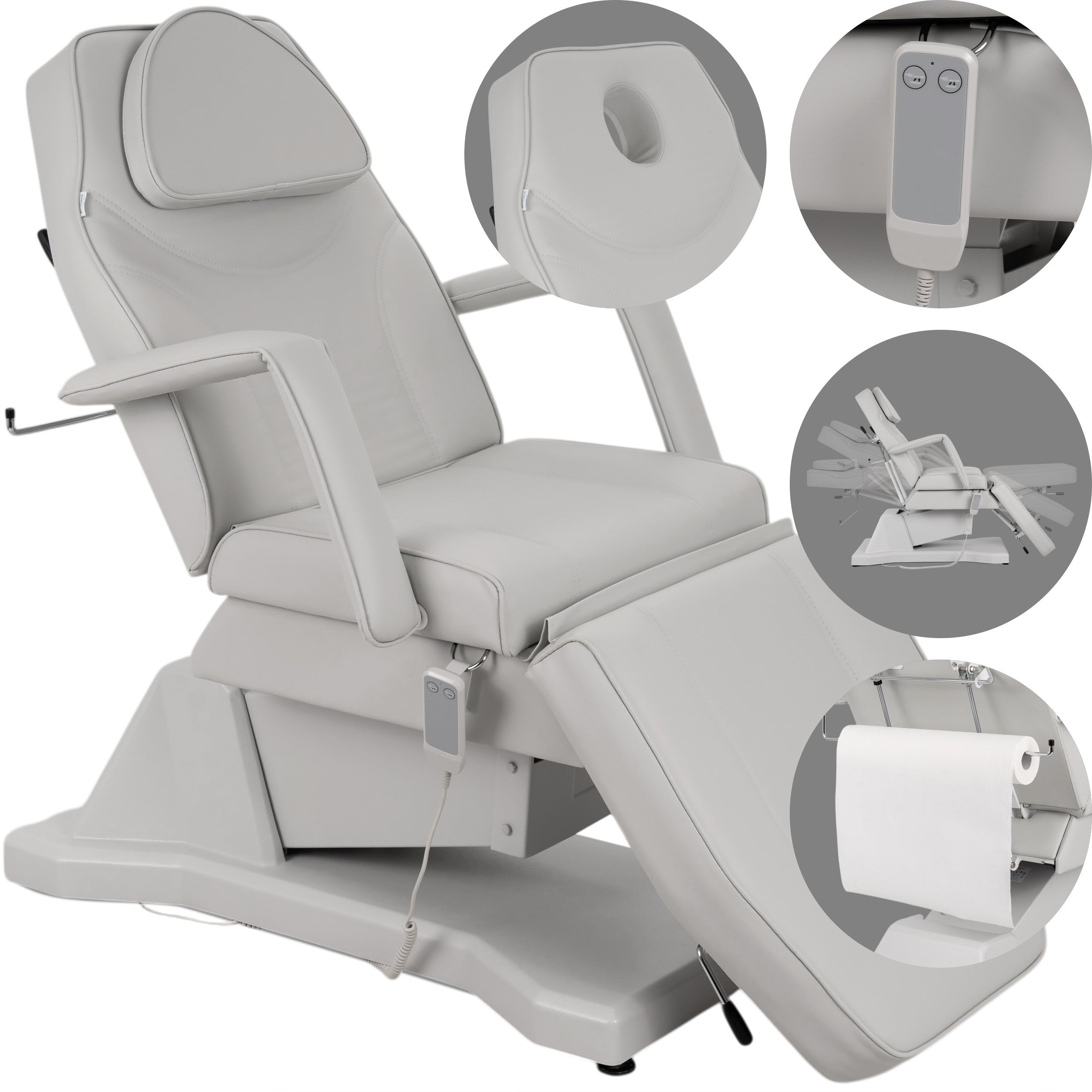 --Electric beauty chair Laris Touch Core k329 grey-