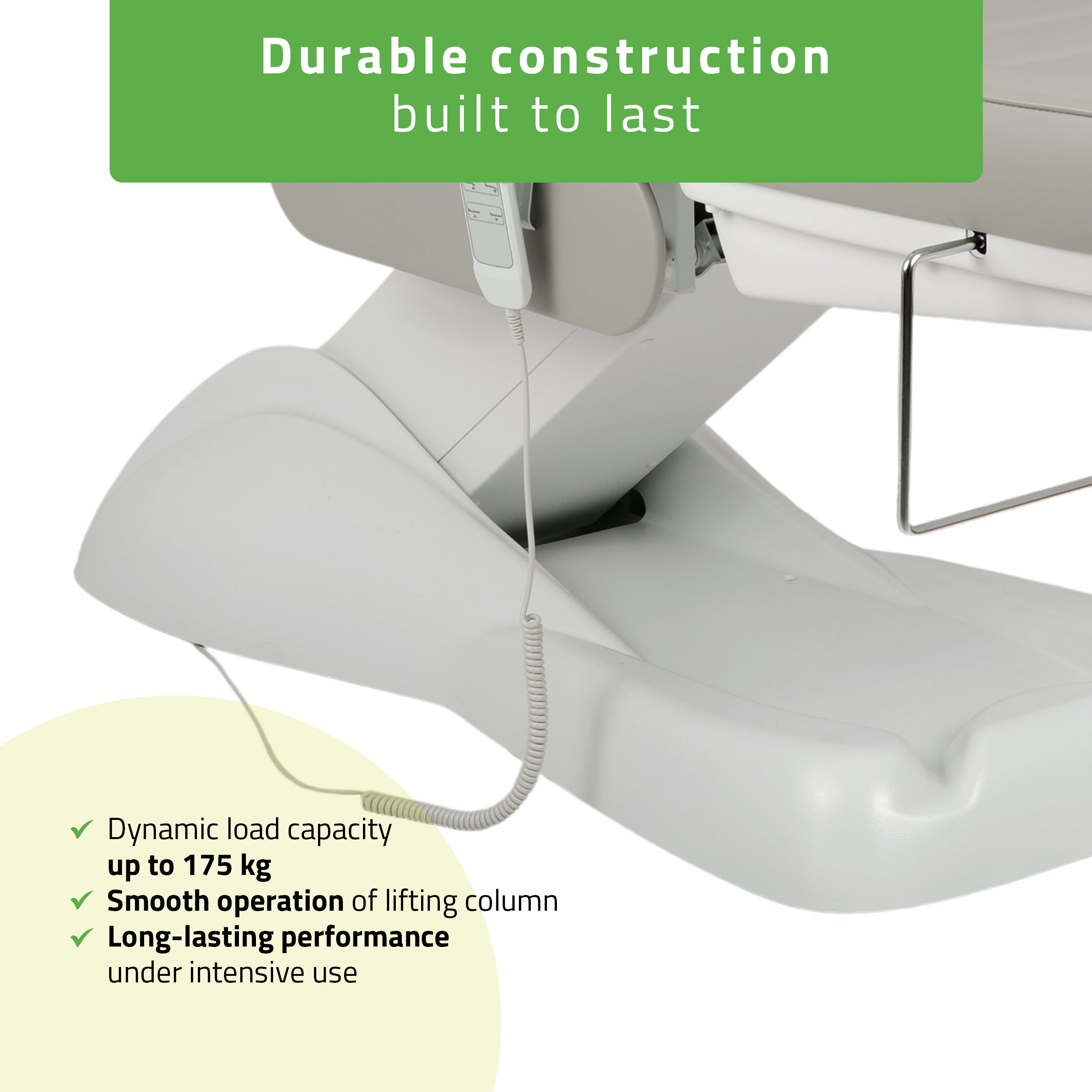 -9-Electric beauty chair Leo PRO 4 Comfy Base 522 Grey-9