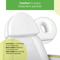 -3-Electric beauty chair Leo PRO 4 Comfy Base k501 white-3