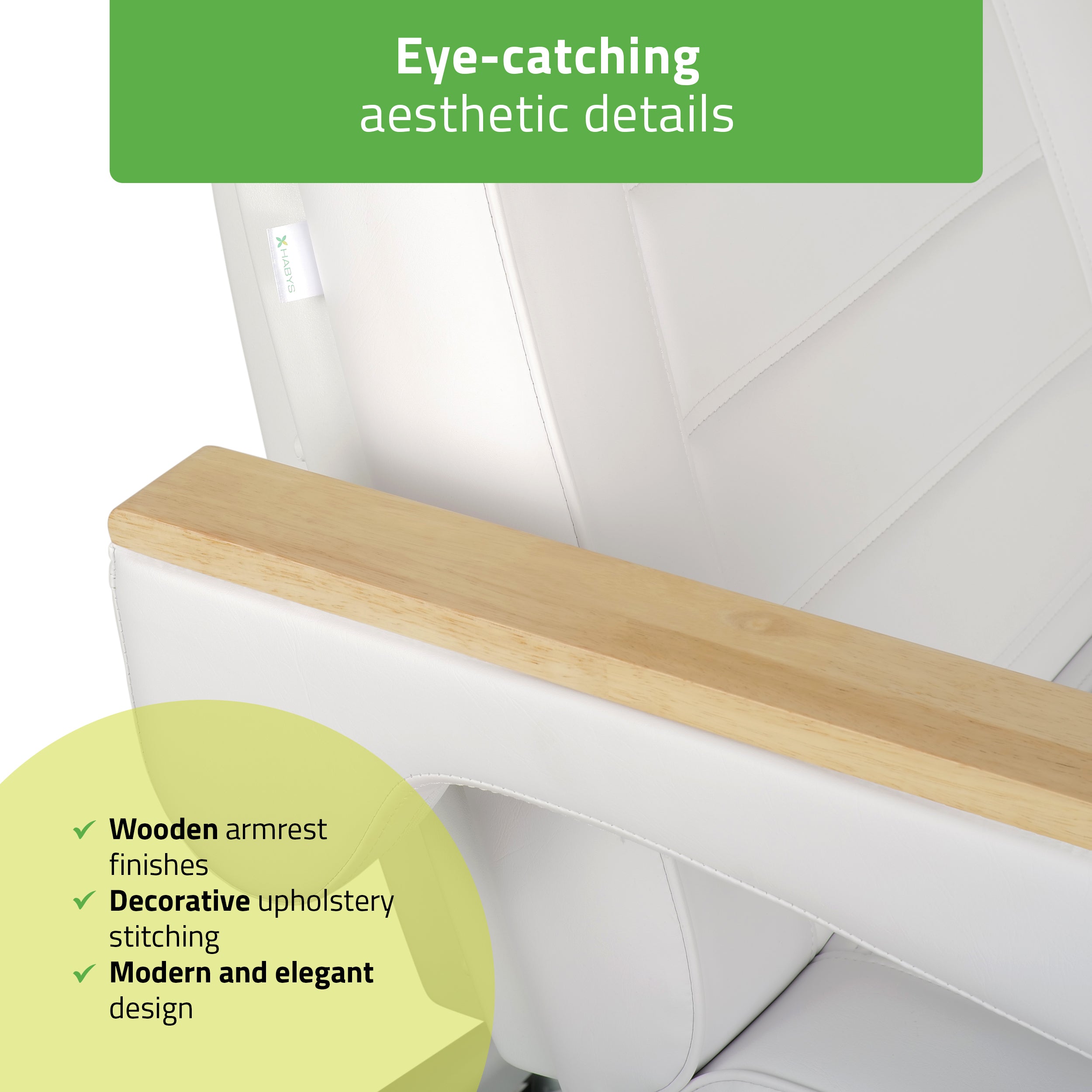 -6-Electric beauty chair Leo PRO 4 Comfy Base k501 white-6