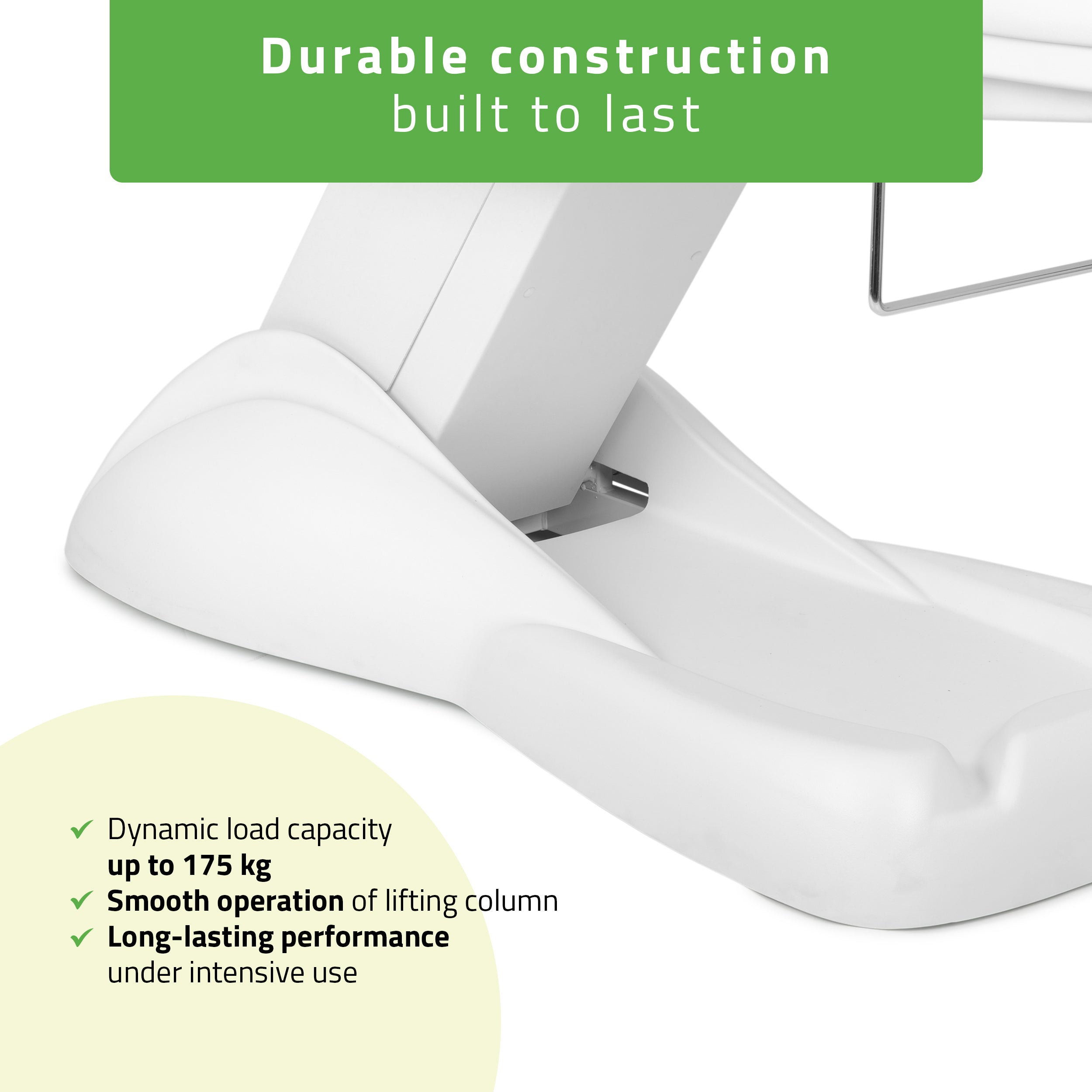 -9-Electric beauty chair Leo PRO 4 Comfy Base k501 white-9