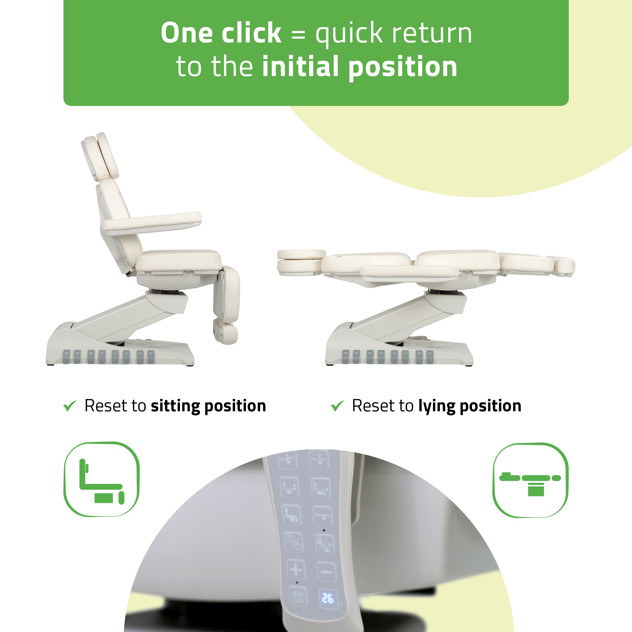 -8-Electric beauty chair Luxoria PRO 5 k701 snow white-8