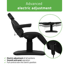 -1-Electric beauty chair Ravia PRO 3 Black | Habys-1