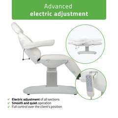 -1-Electric beauty chair Ravia PRO 3 White | Habys-1