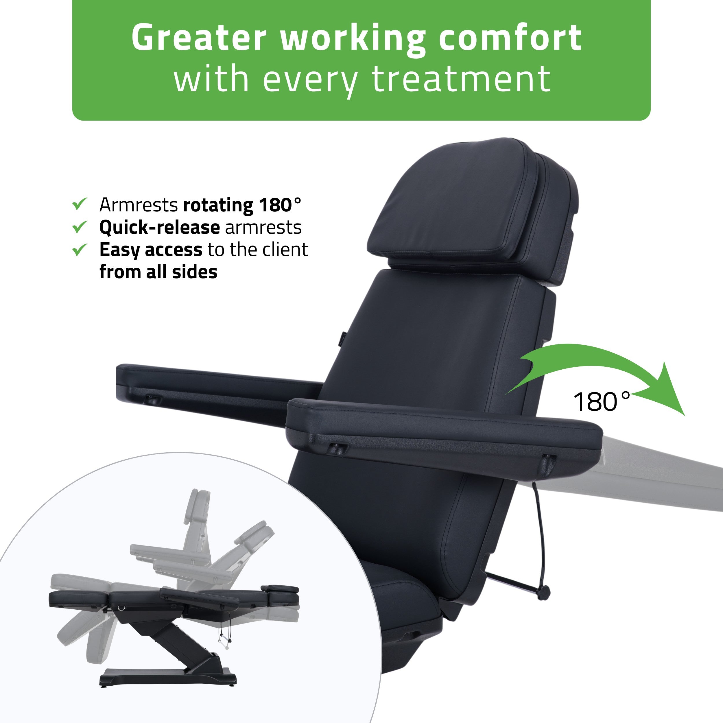 -5-Electric beauty chair Selia PRO 4 Touch Core k315 black-5