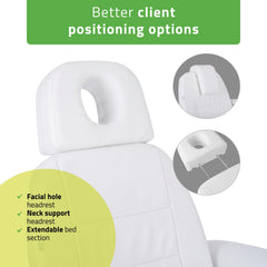 -3-Electric beauty chair Velora PRO 4 Touch Core k301 white-3