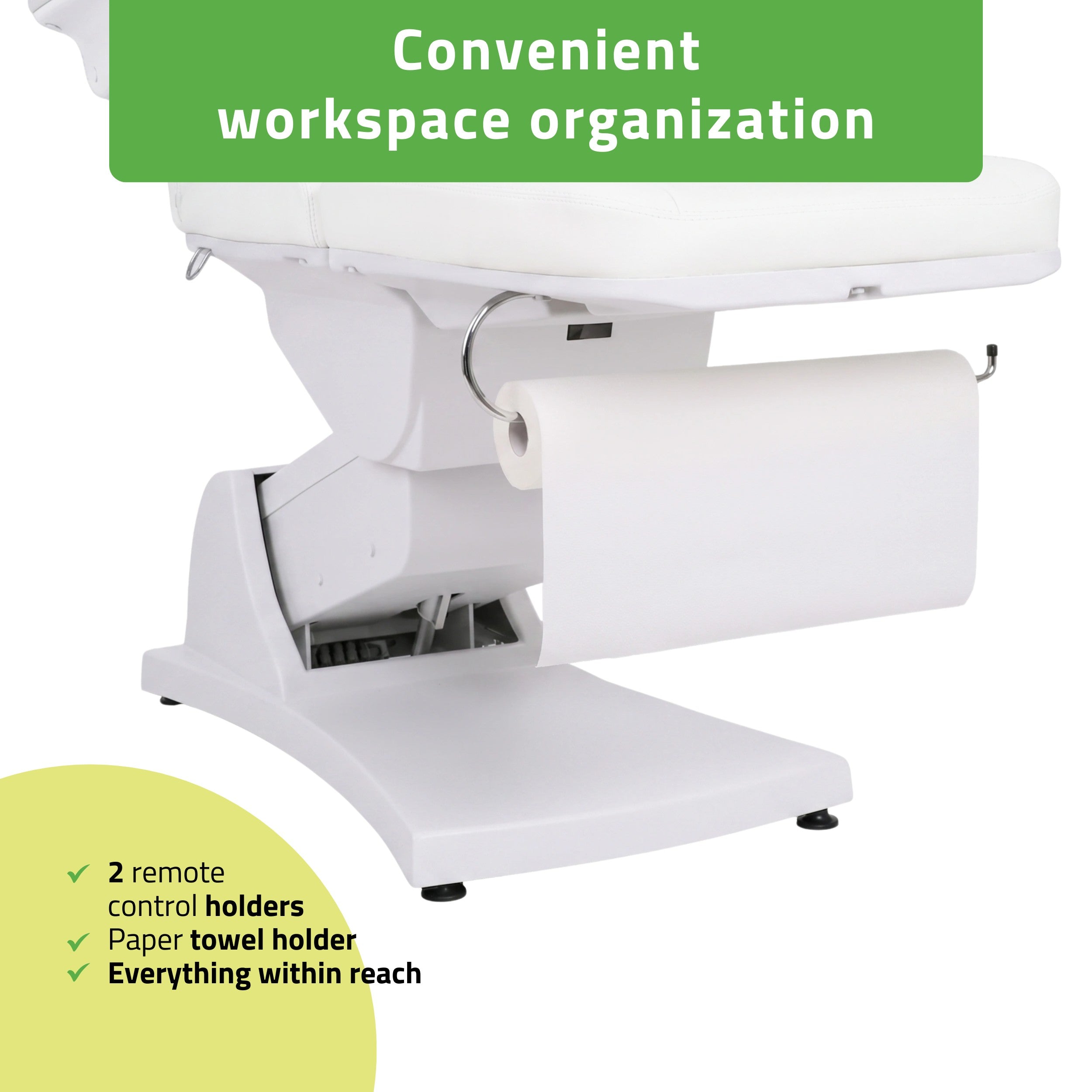 -6-Electric beauty chair Velora PRO 4 Touch Core k301 white-6