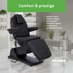 -1-Electric beauty chair Velora PRO 4 Touch Core k315 black-1