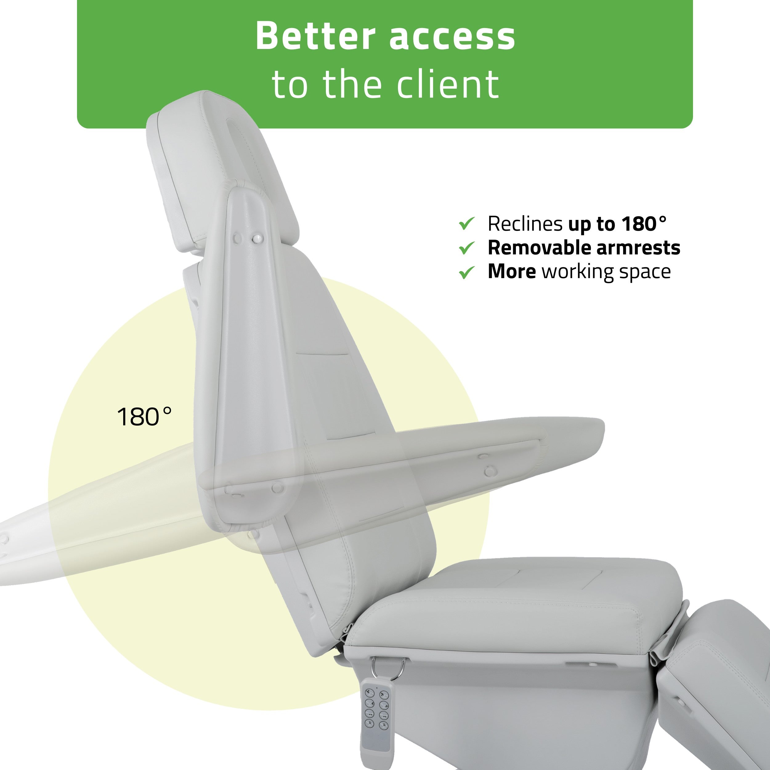-4-Electric beauty chair Velora PRO 4 Touch Core k329 grey-4