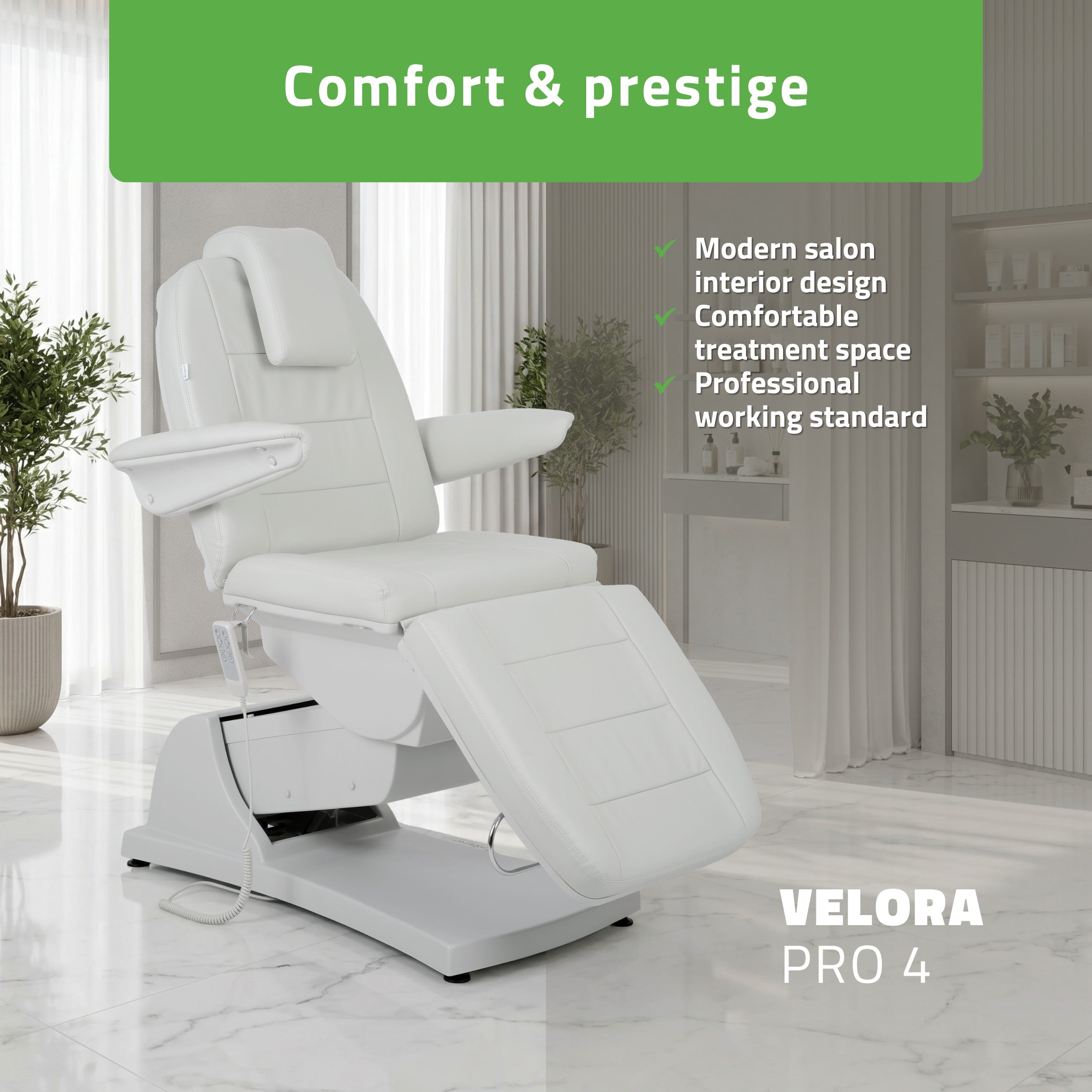 -1-Electric beauty chair Velora PRO 4 Touch Core k329 grey-1