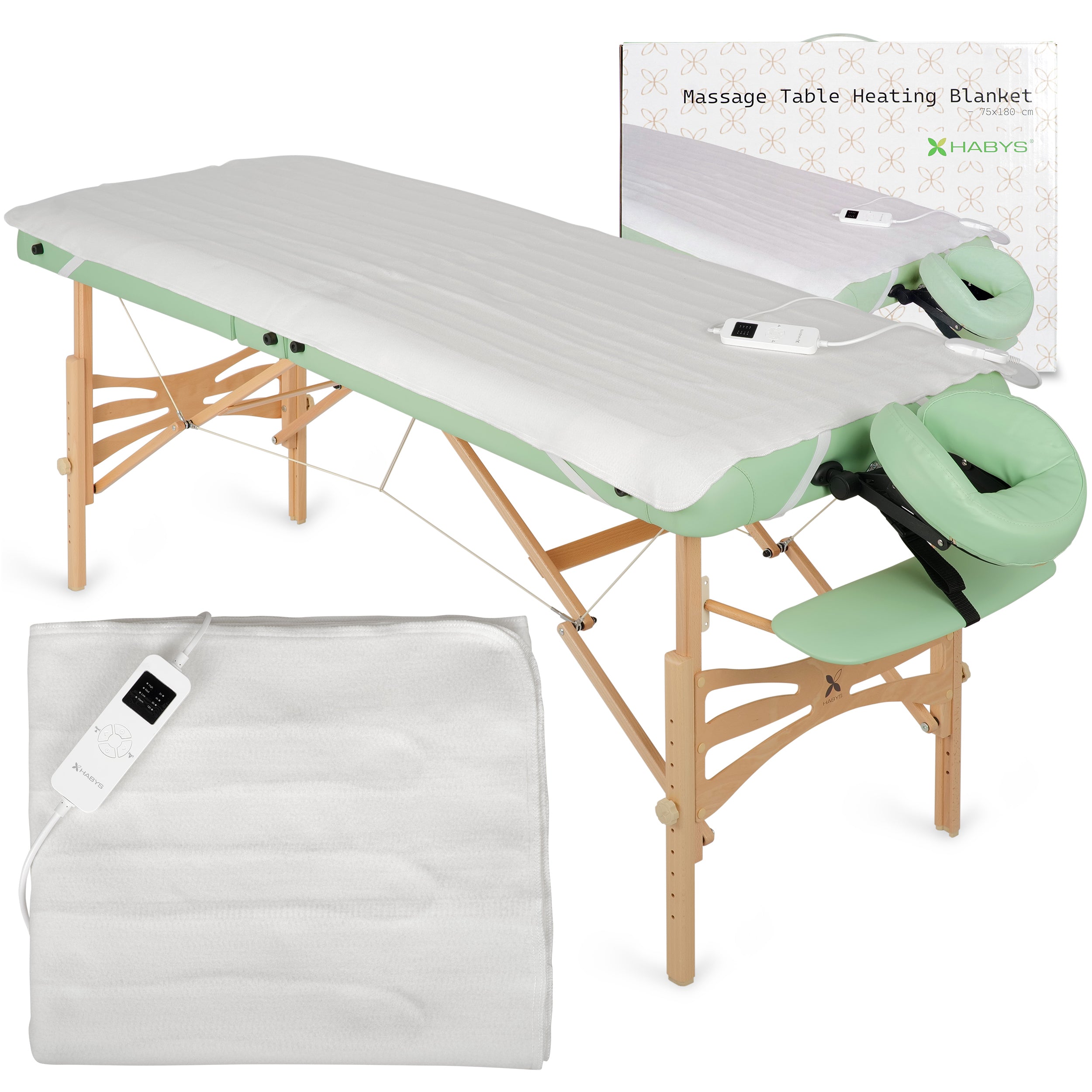 --Electric heating mat for massage table 75×180 cm-