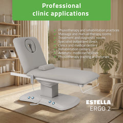 -1-Electric treatment table Estella ERGO 2, Grey – 2 Motors-1