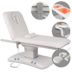 --Electric treatment table Estella ERGO 2, k701 white – 2 motors-
