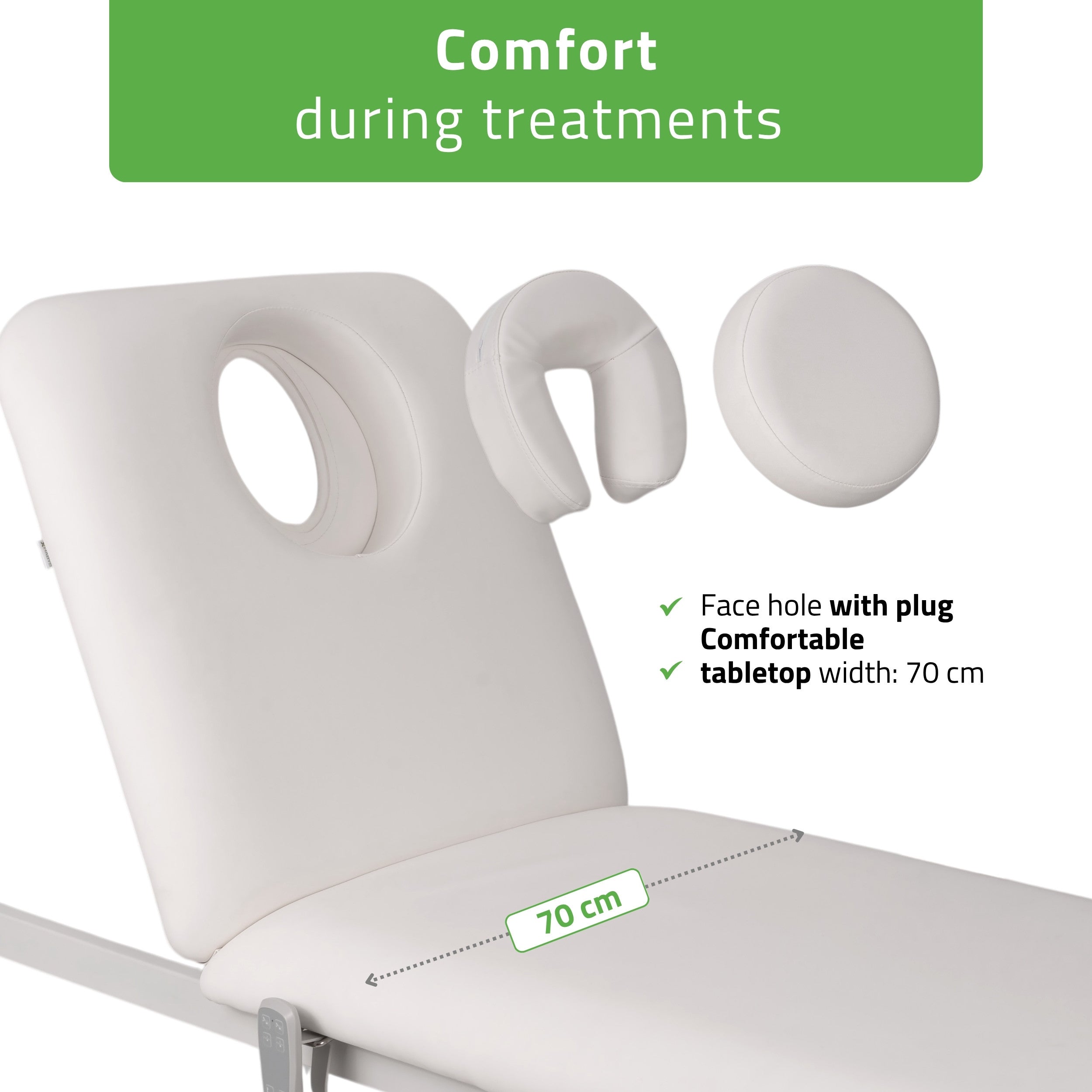 -4-Electric treatment table Estella ERGO 2, k701 white – 2 motors-4