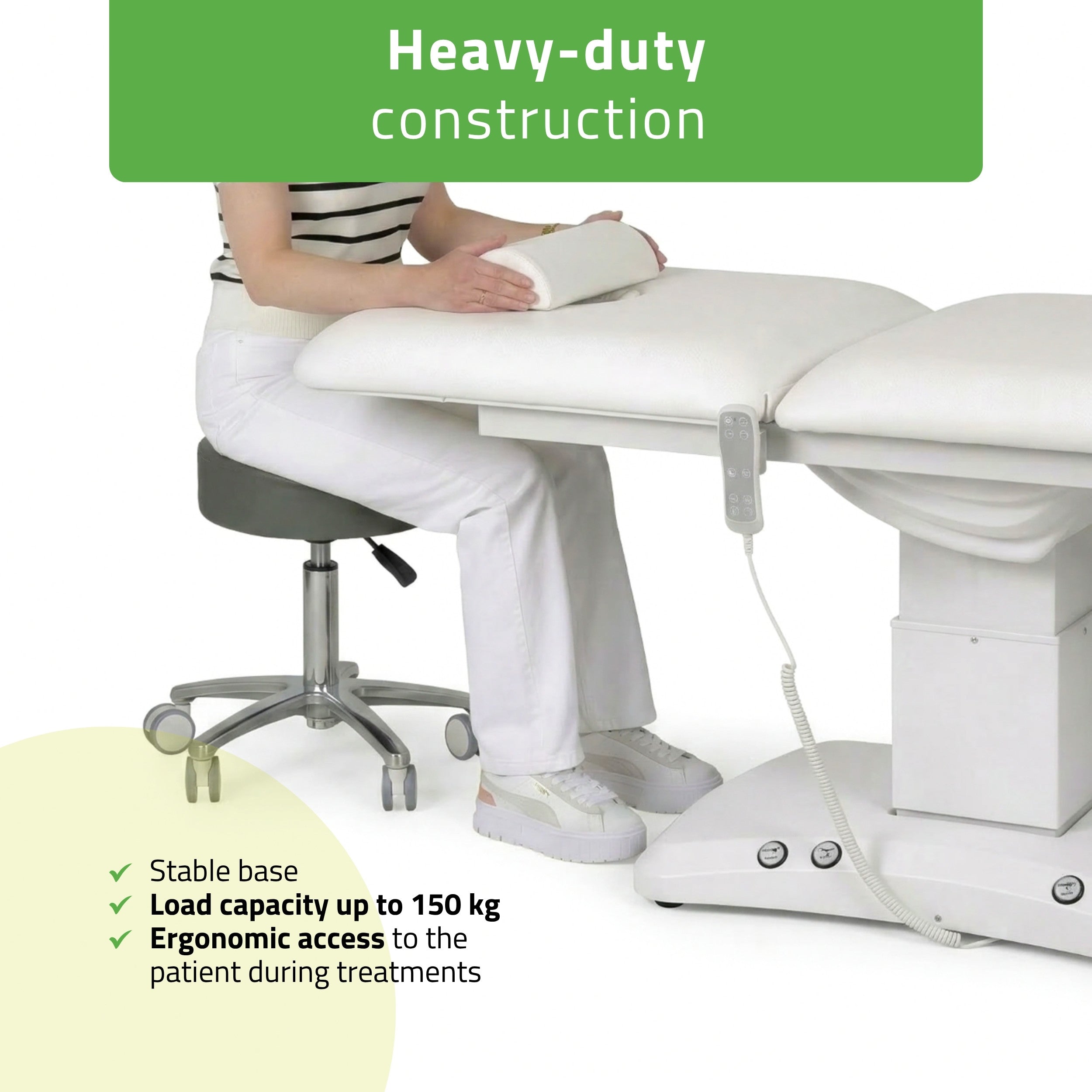 -8-Electric treatment table Estella ERGO 2, k701 white – 2 motors-8
