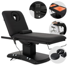 --Electric treatment table Estella ERGO 2, k715 black – 2 motors-