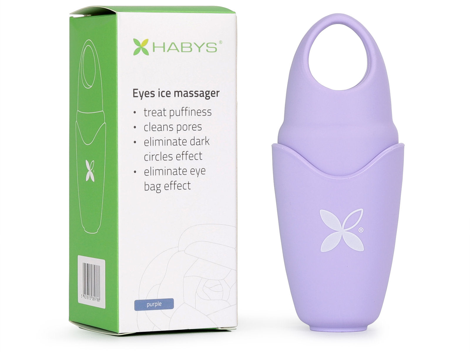 --Face ice massager, HABYS, purple S-