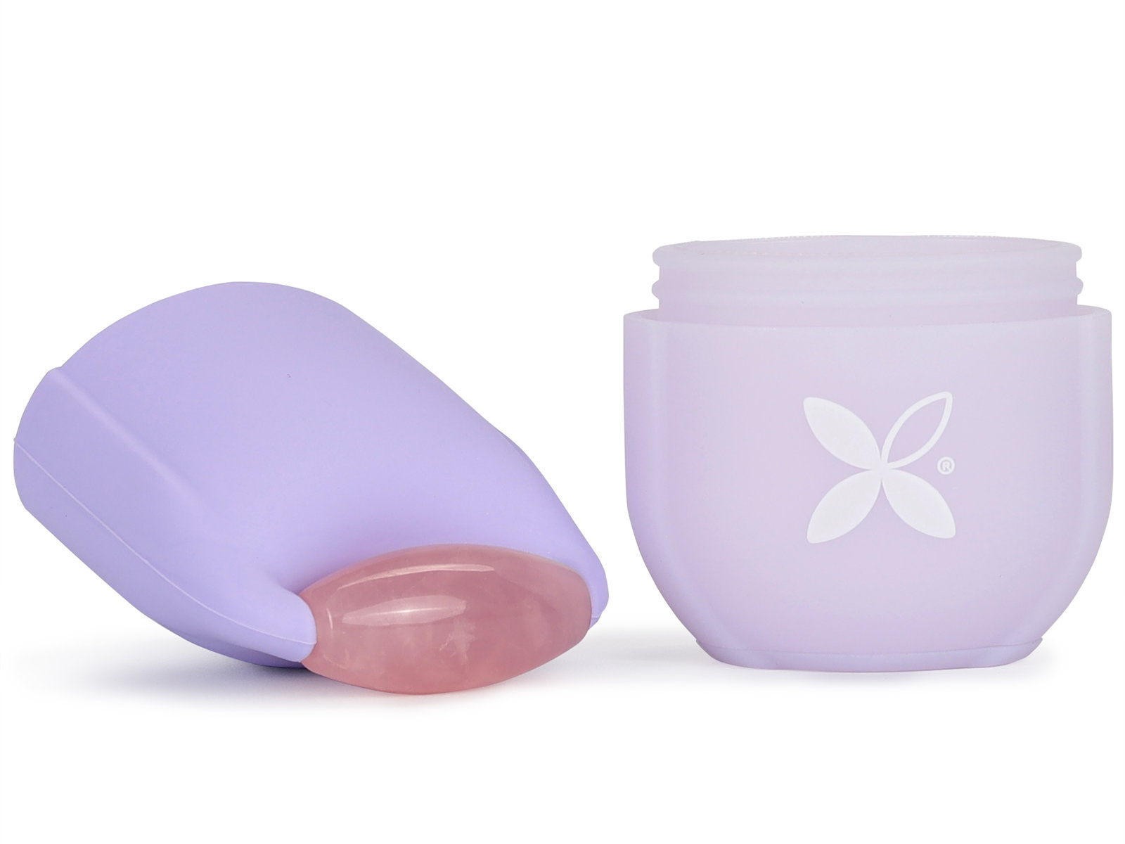 -4-Face ice massager with stone, HABYS, violet M-4