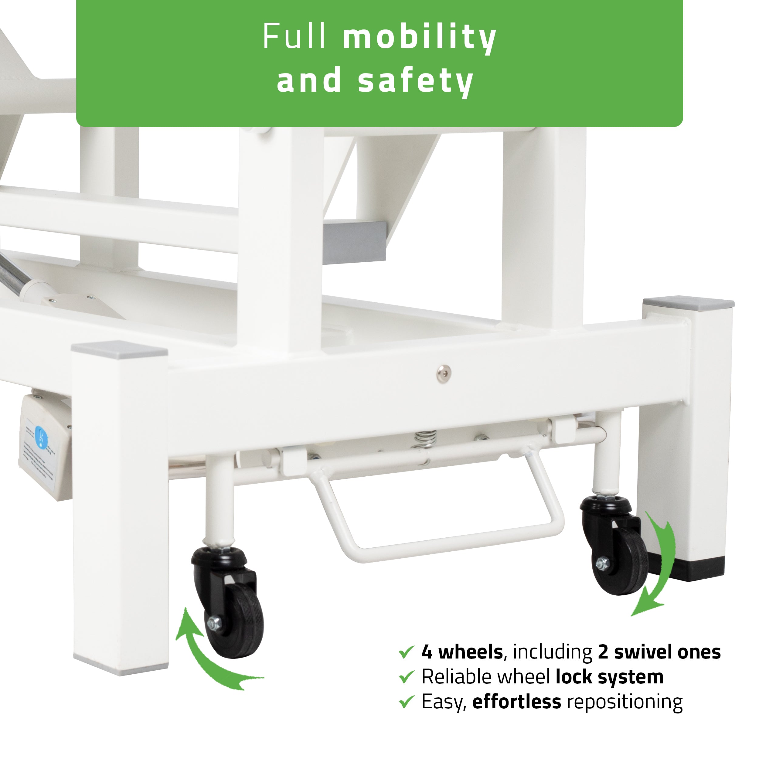 -7-Fortis 2 ERGO treatment table, electric height adjustment with hand remote control, ERGO cushion, k729 light gray-7