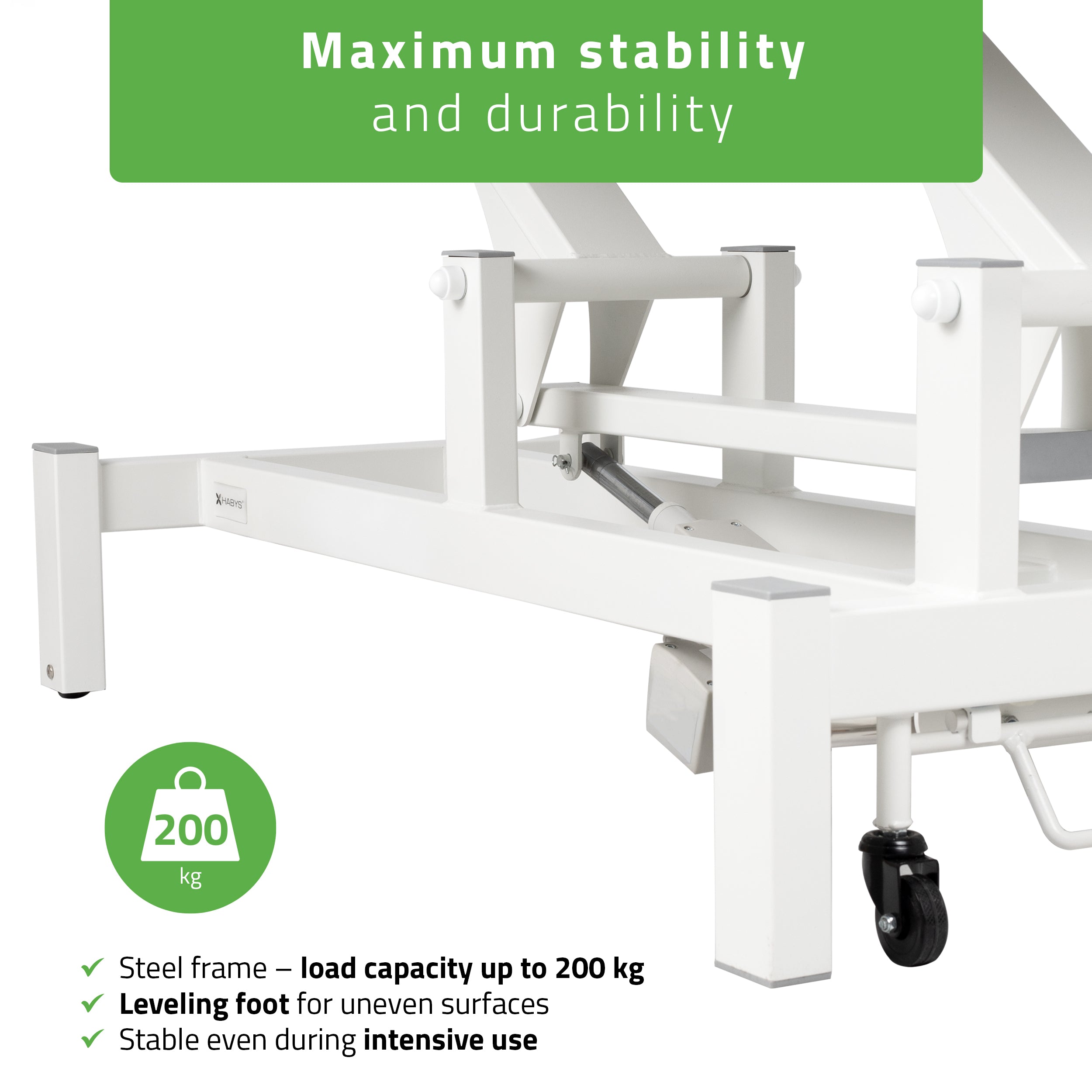 -8-Fortis 2 ERGO treatment table, electric height adjustment with hand remote control, ERGO cushion, k729 light gray-8