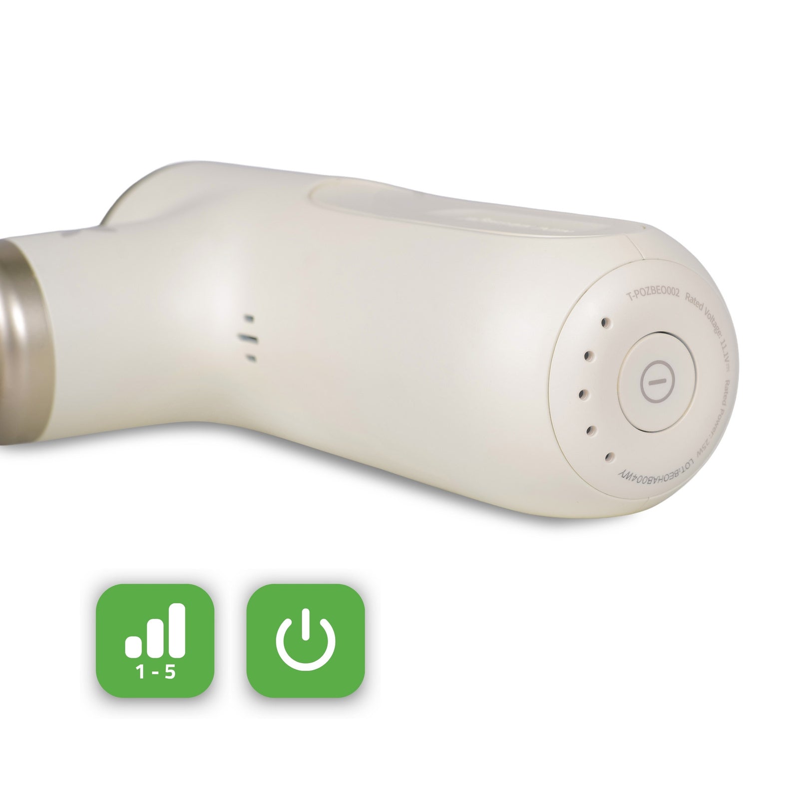 -7-Habys Pulse Mini Electric Massager – Ivory-7