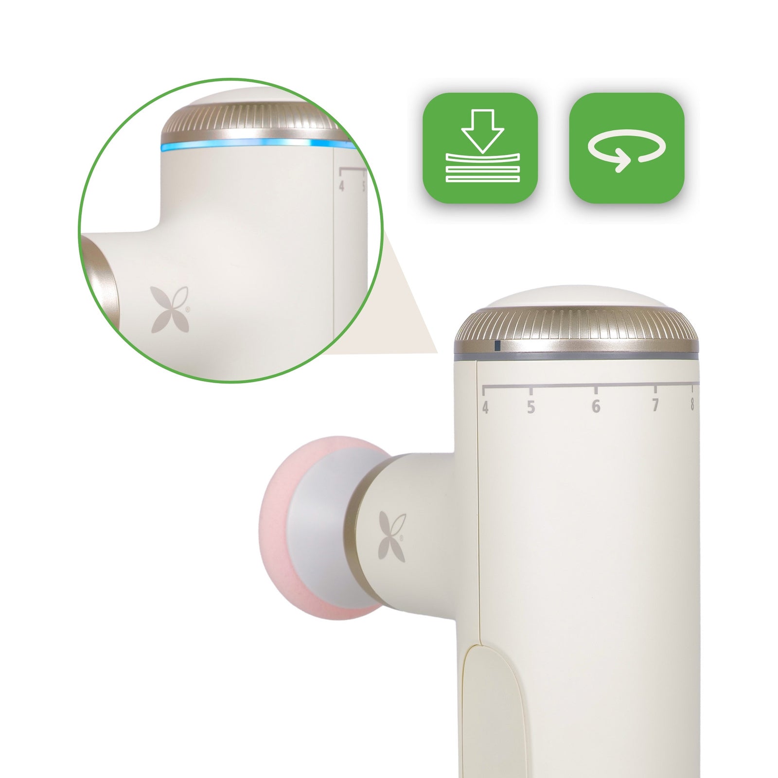 -9-Habys Pulse Mini Electric Massager – Ivory-9