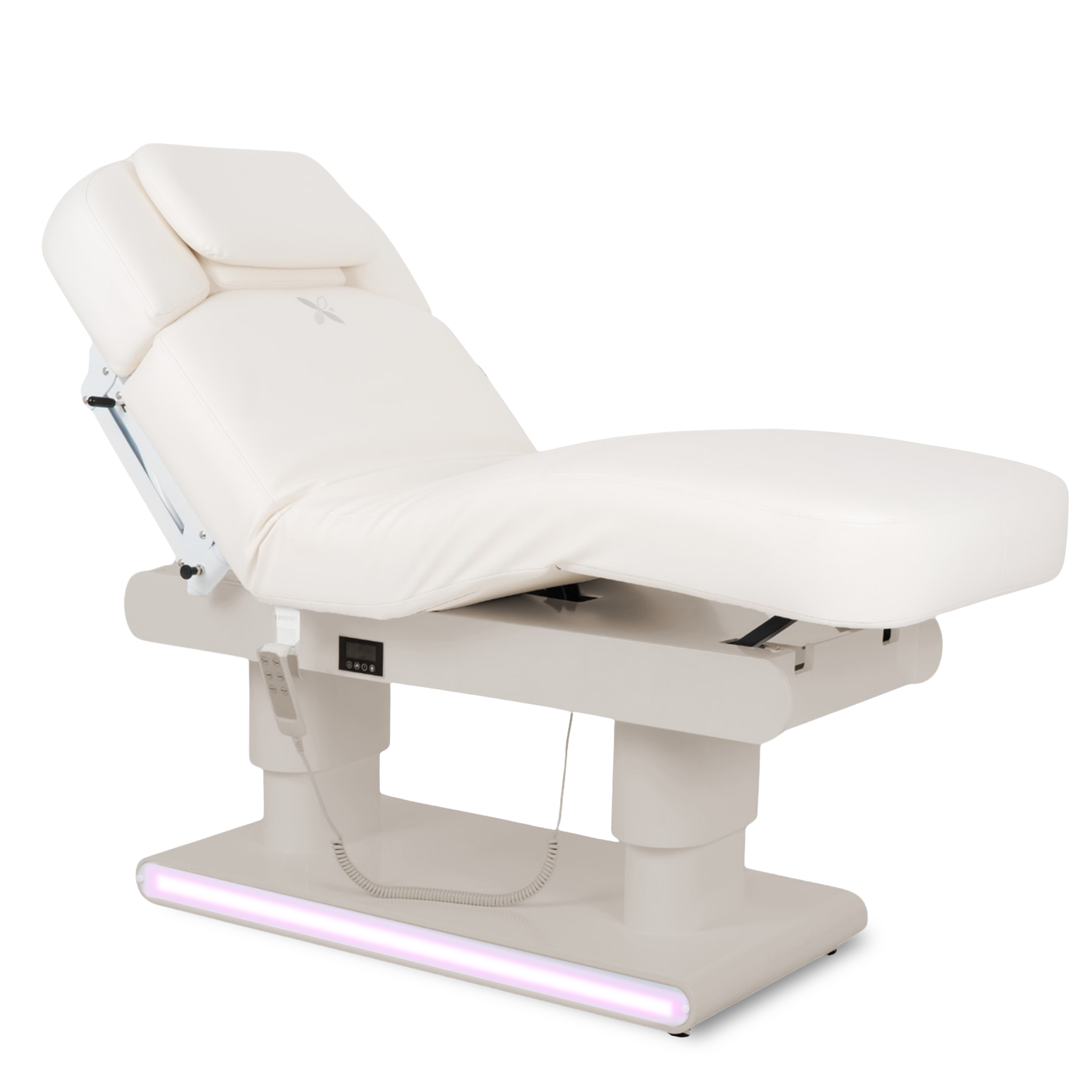 --Luxury beauty bed Eterna Beige with 4 motors,  Gentle Flex k901 white-